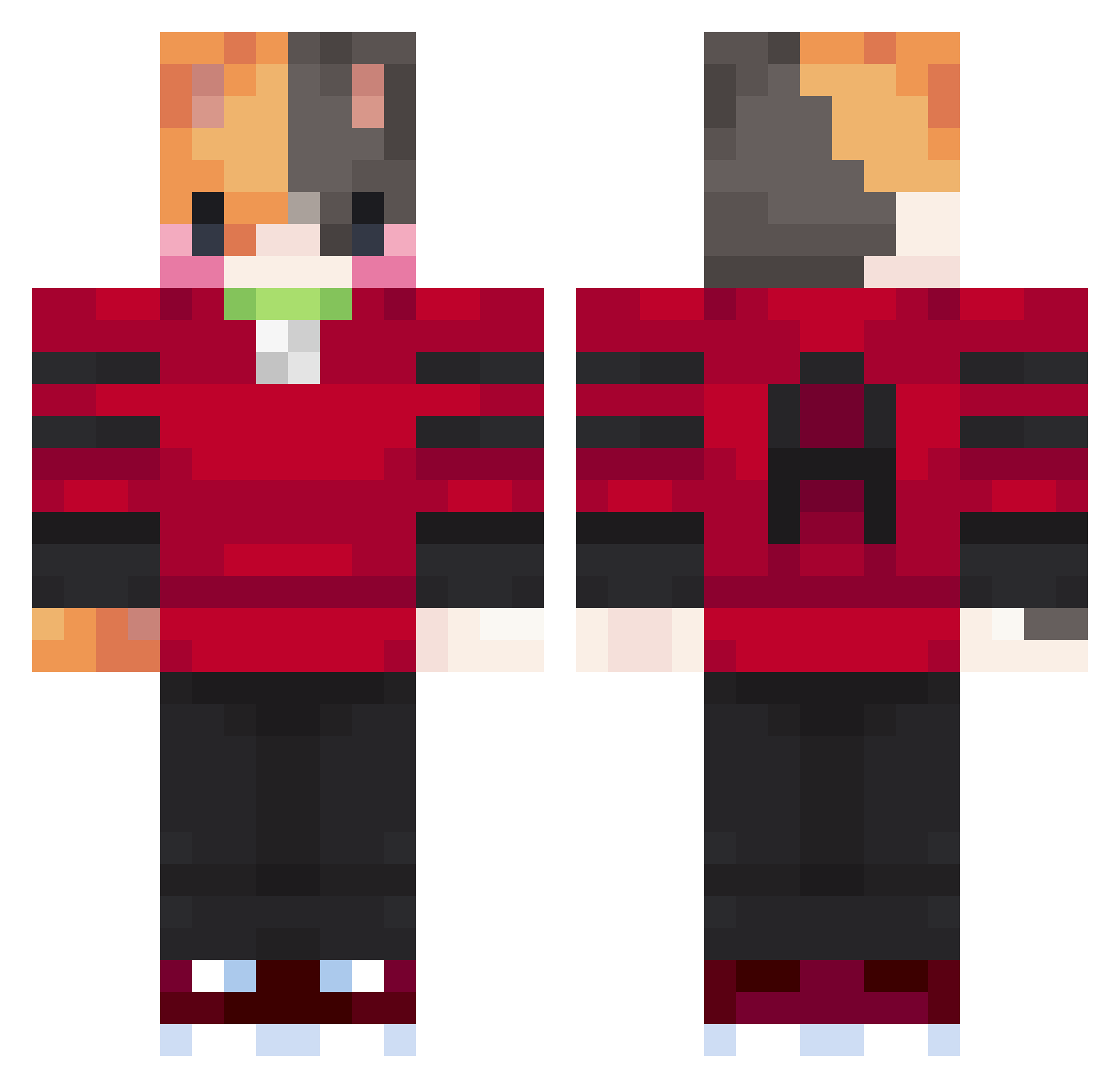 _MrMewo_ Minecraft skin, front and back view
