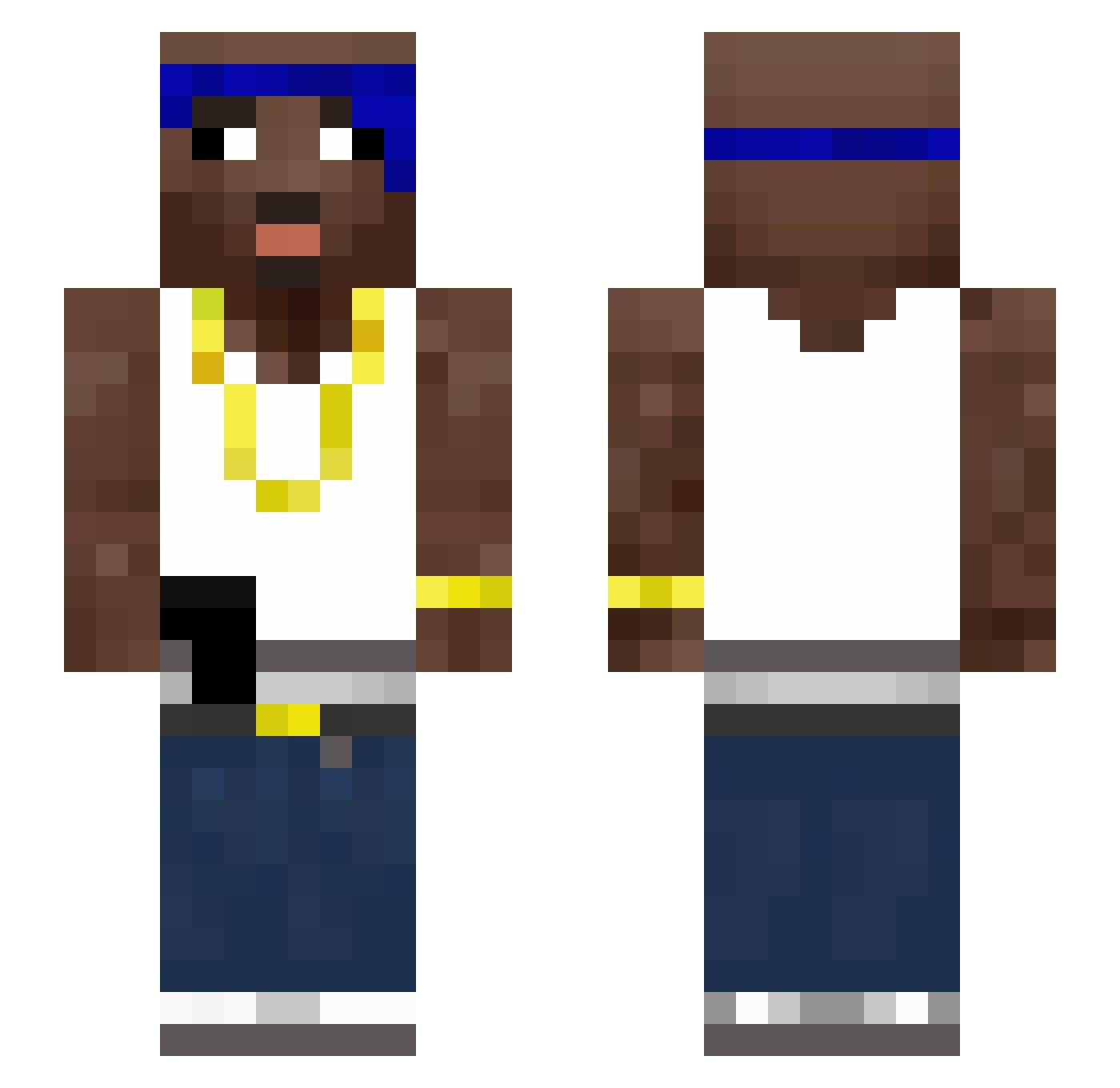 reza_dashti Minecraft skin, front and back view