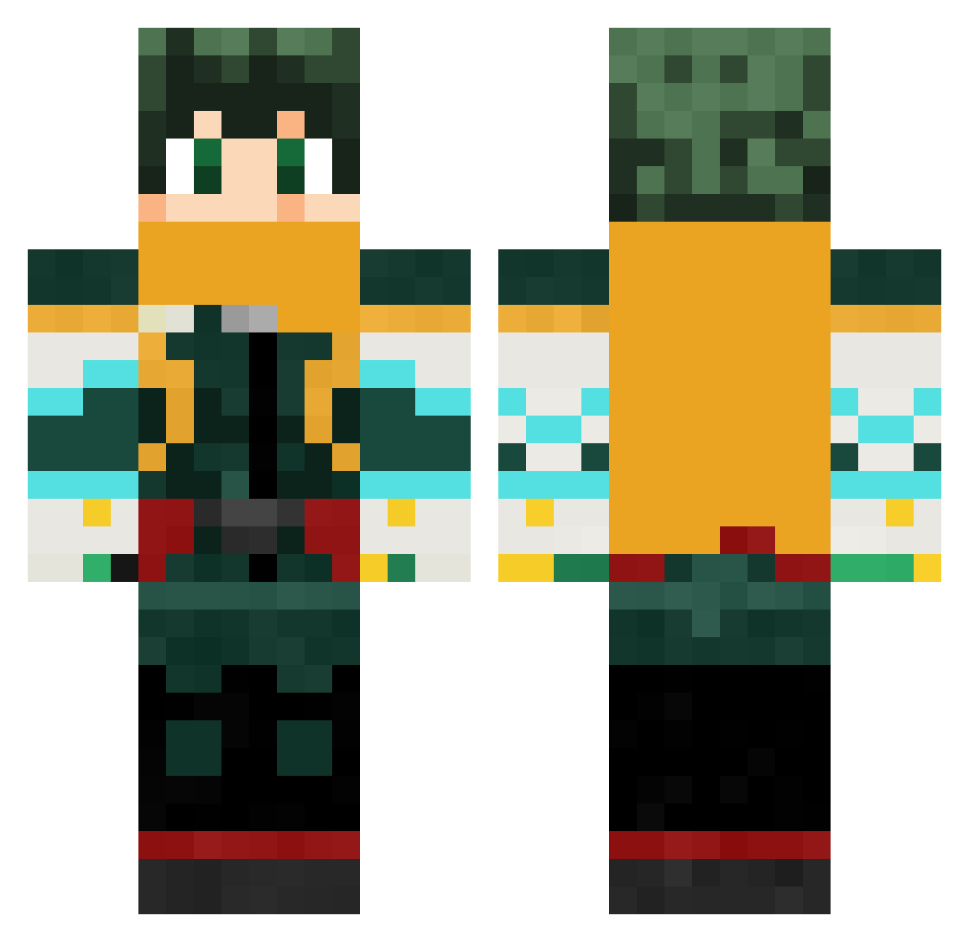 Ivan_drk27 Minecraft skin, front and back view