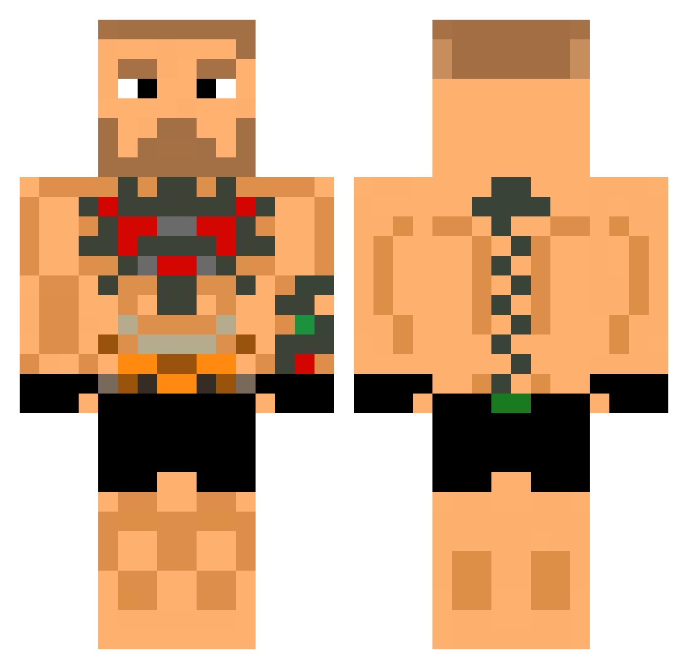Joel_Legendre Minecraft skin, front and back view