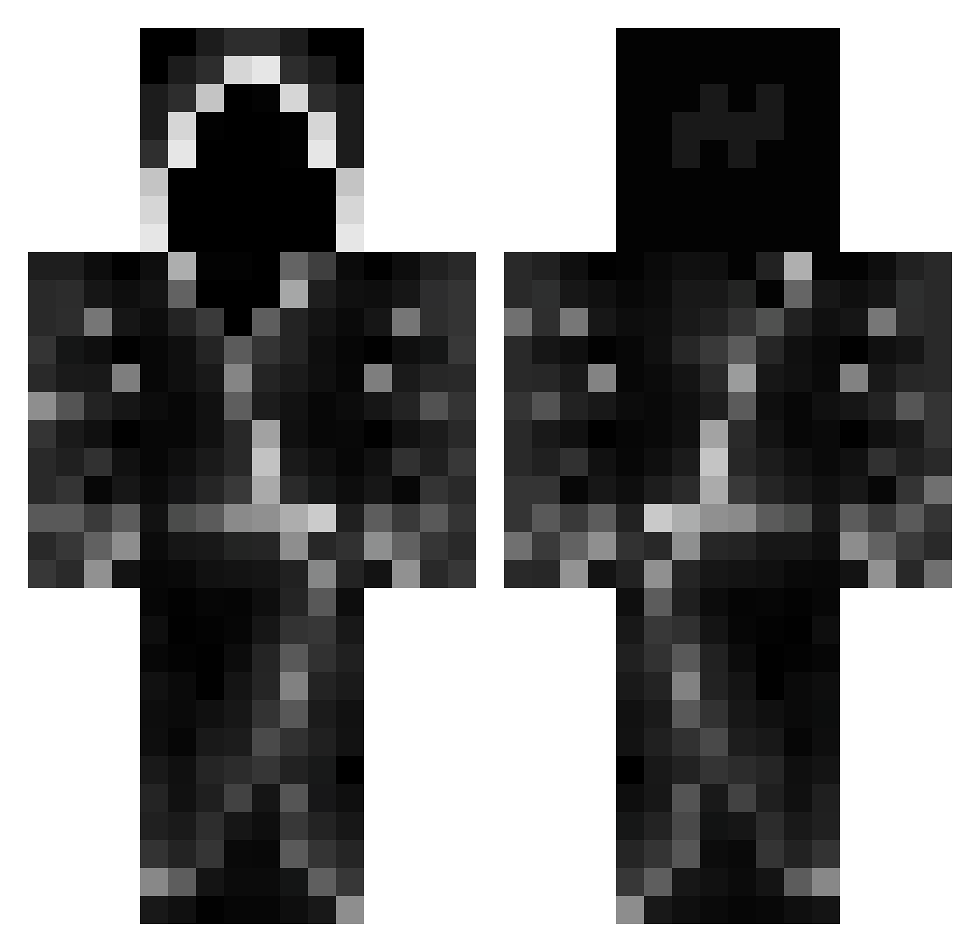Vitali_S Minecraft skin, front and back view