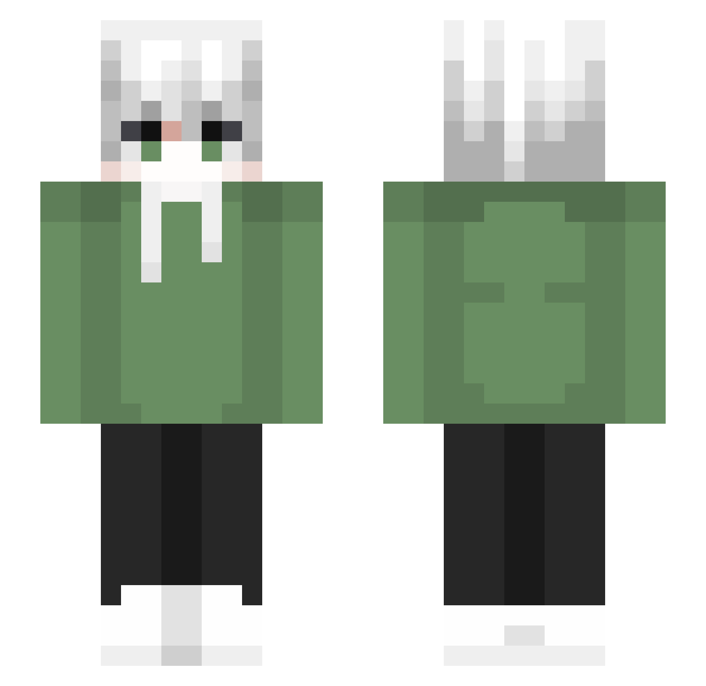 Stepixx__ Minecraft skin, front and back view