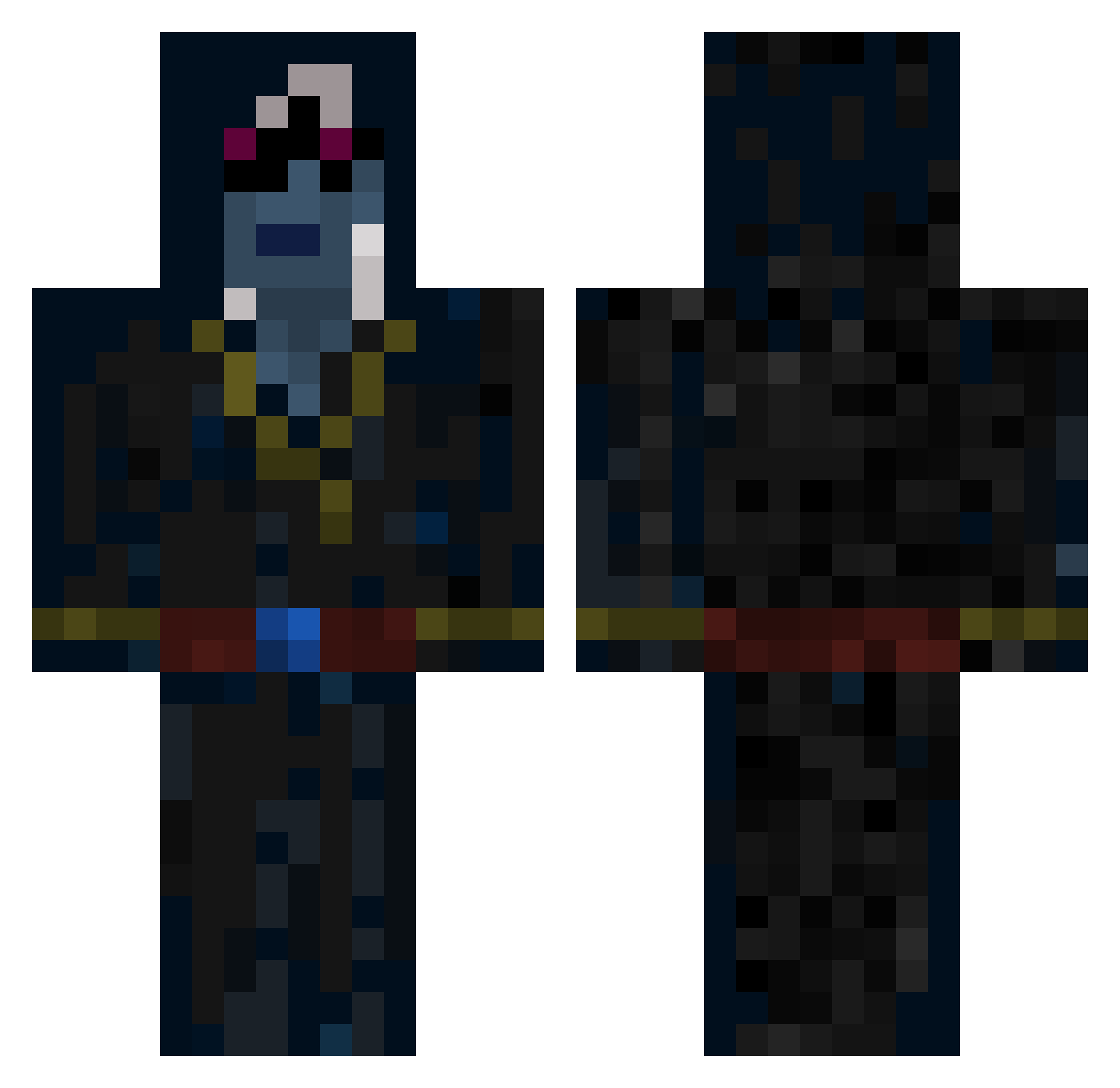 __WILL0W__ Minecraft skin, front and back view