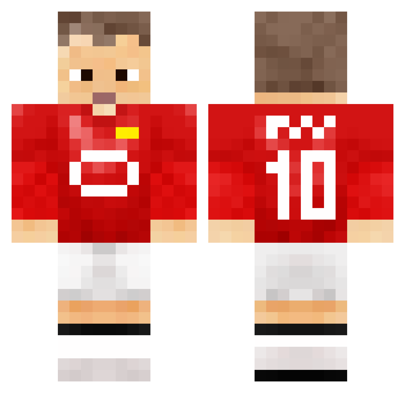 beeps30 Minecraft skin, front and back view