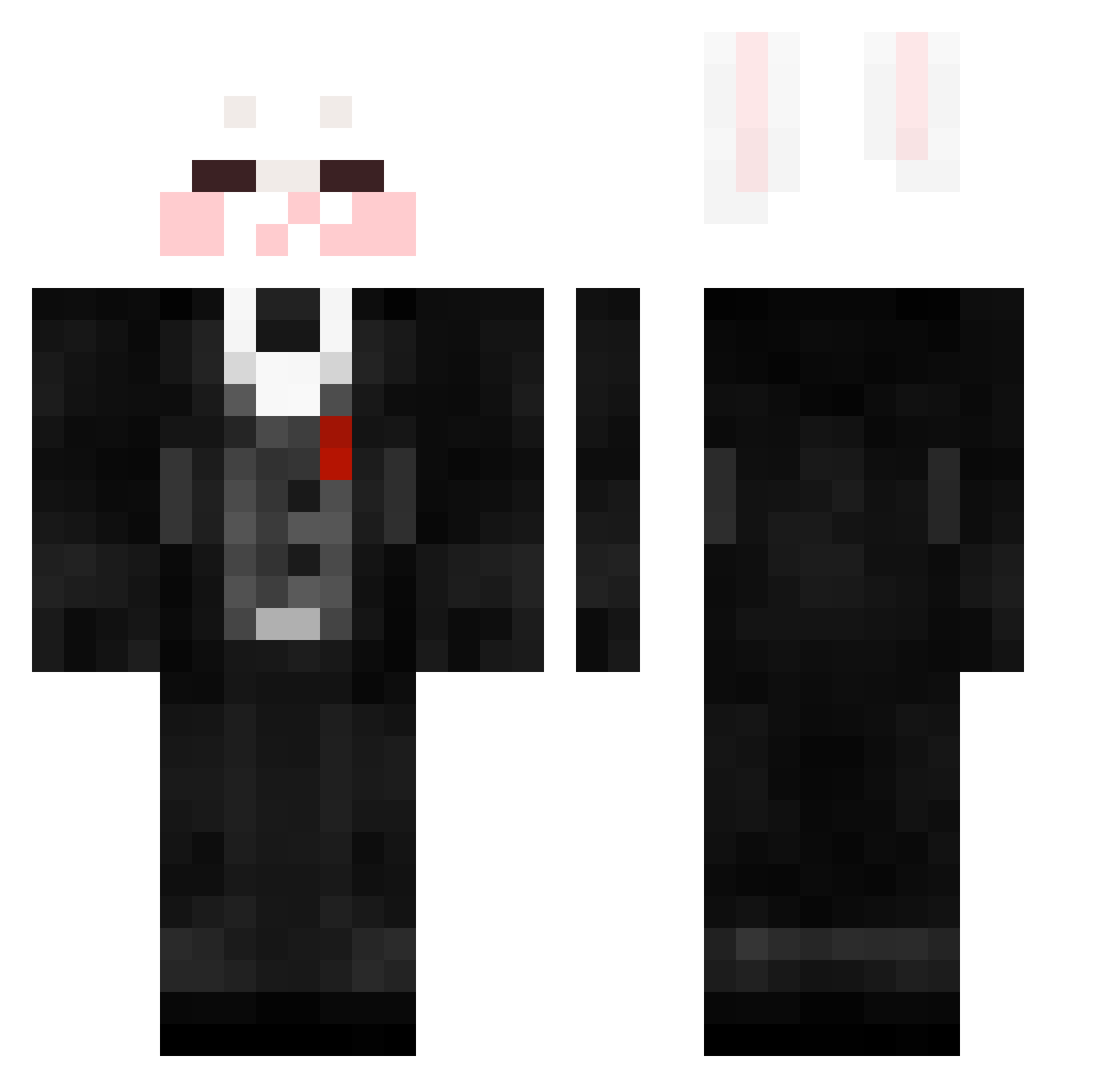 Verin_ Minecraft skin, front and back view
