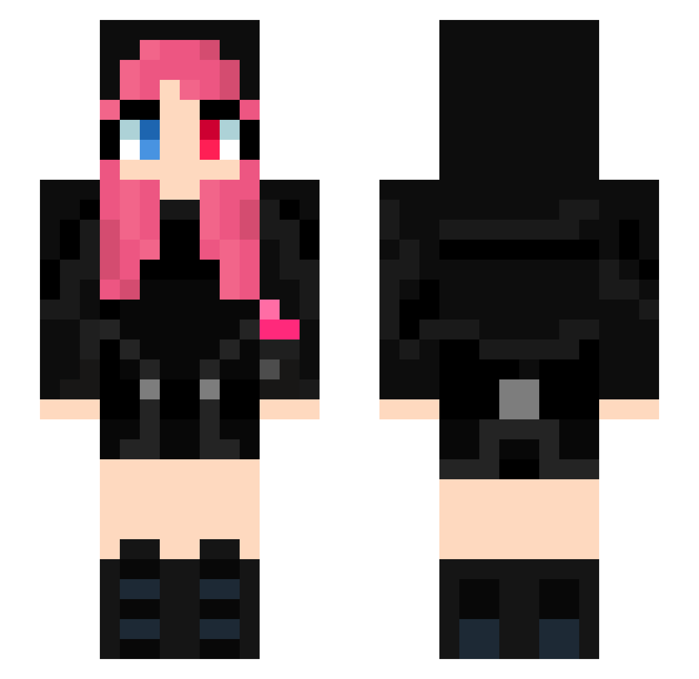 tem_tom Minecraft skin, front and back view