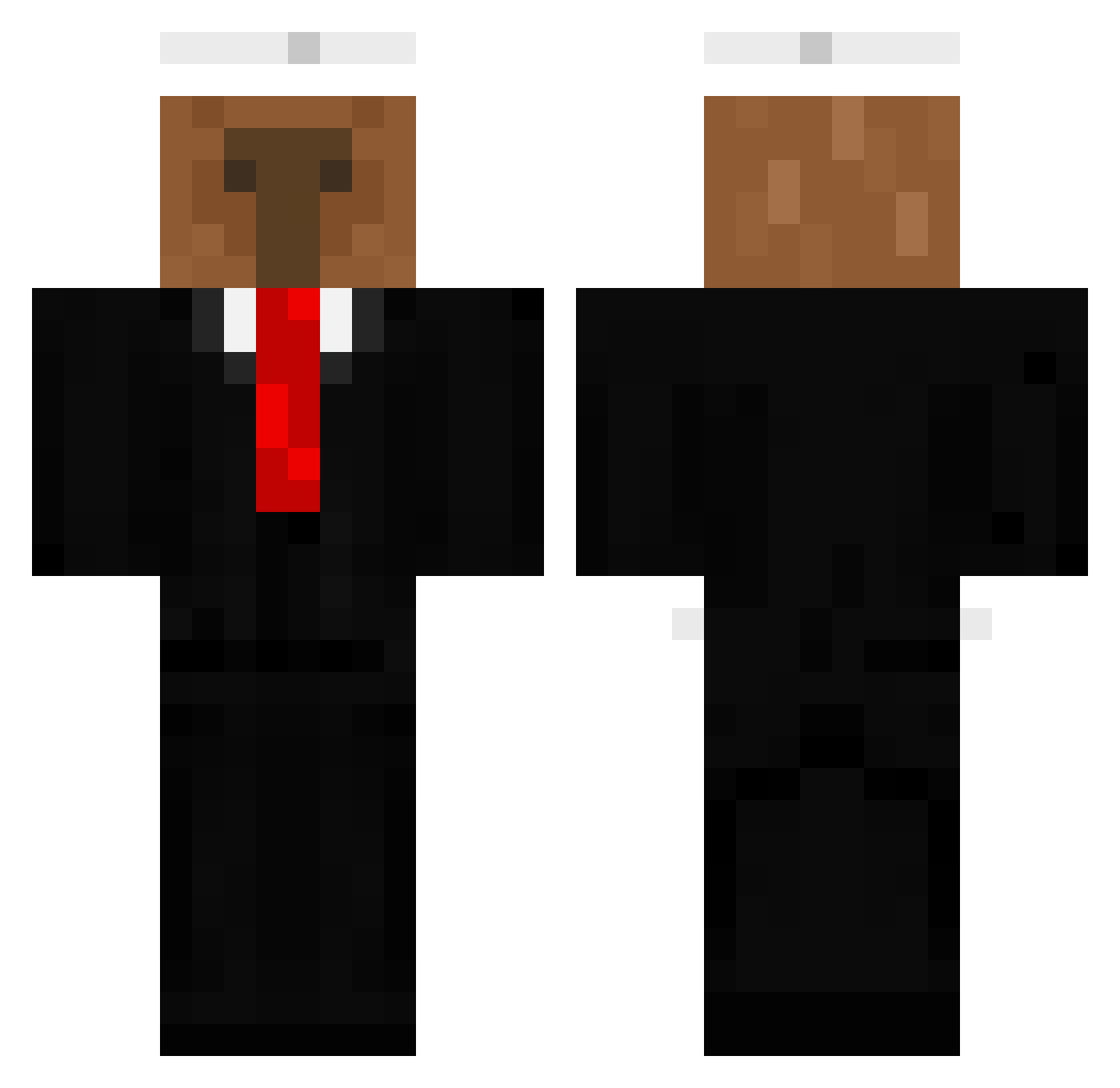 Anatole56 Minecraft skin, front and back view