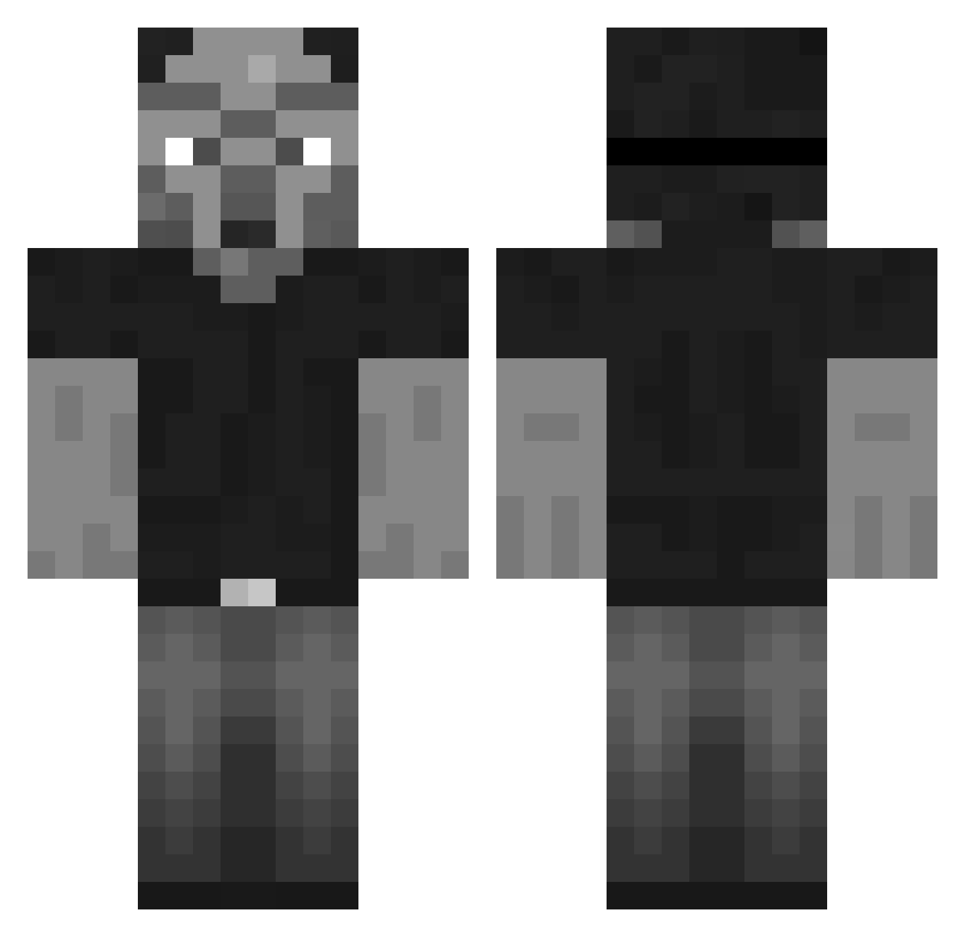 _Liltate Minecraft skin, front and back view
