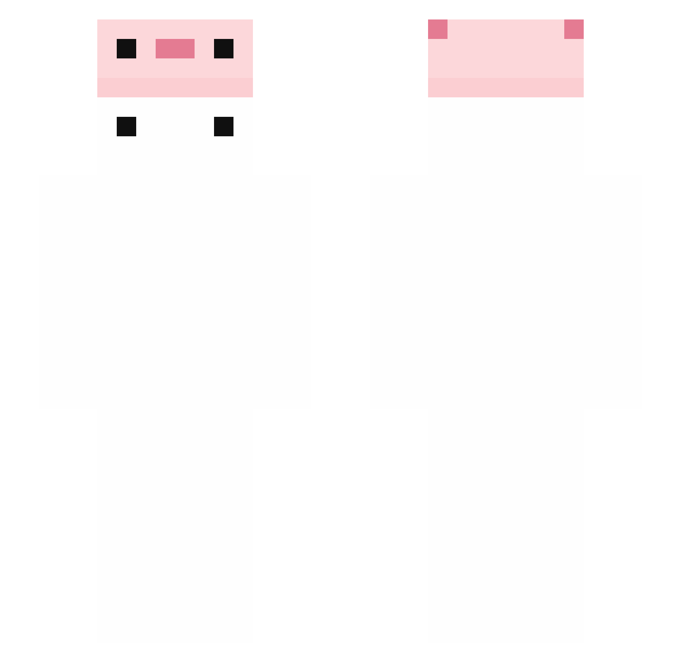 yo_icy Minecraft skin, front and back view