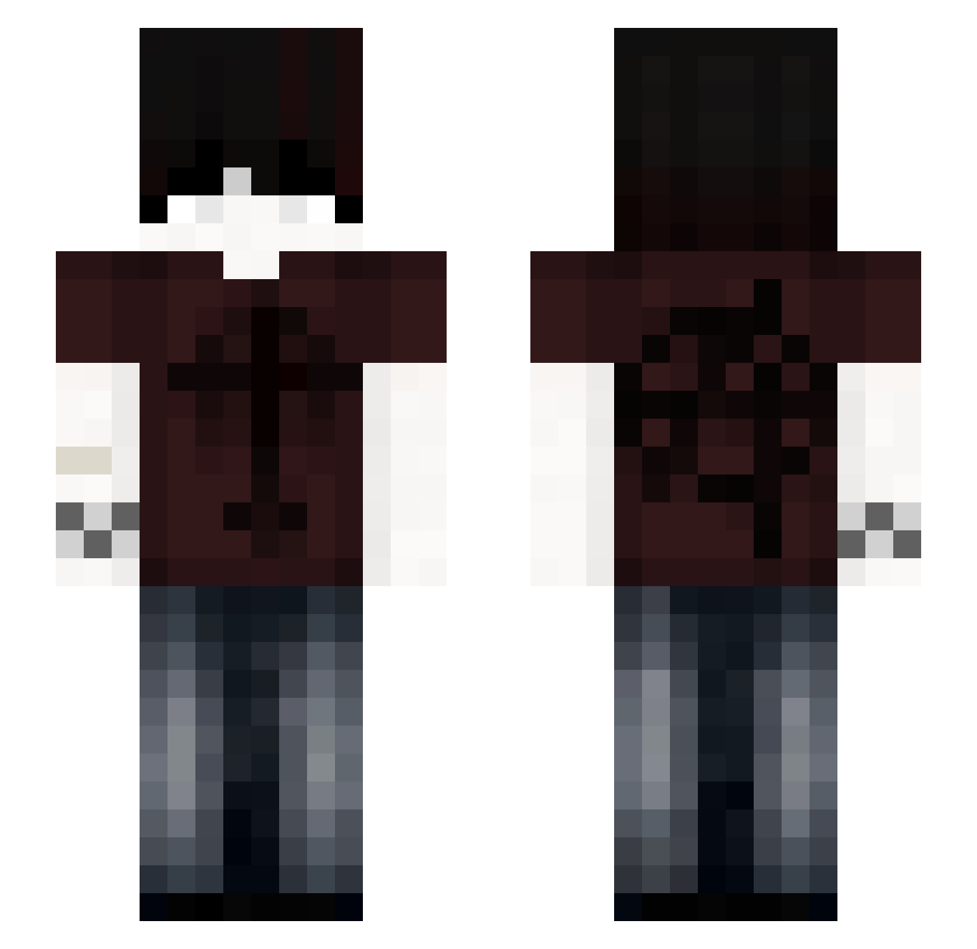 _takoyakii_ Minecraft skin, front and back view