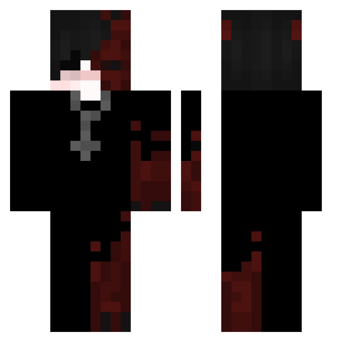 CINARANK06 Minecraft skin, front and back view
