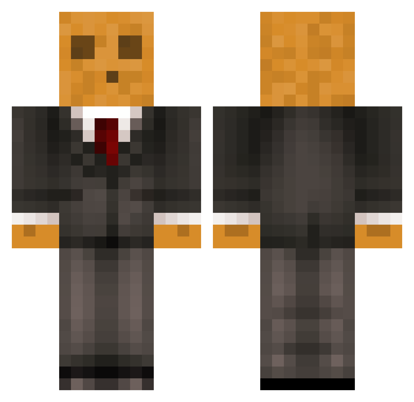 _Freikugel_ Minecraft skin, front and back view