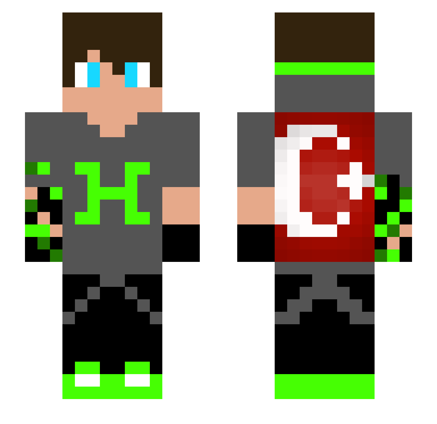 cem1337_k59mAfQF Minecraft skin, front and back view