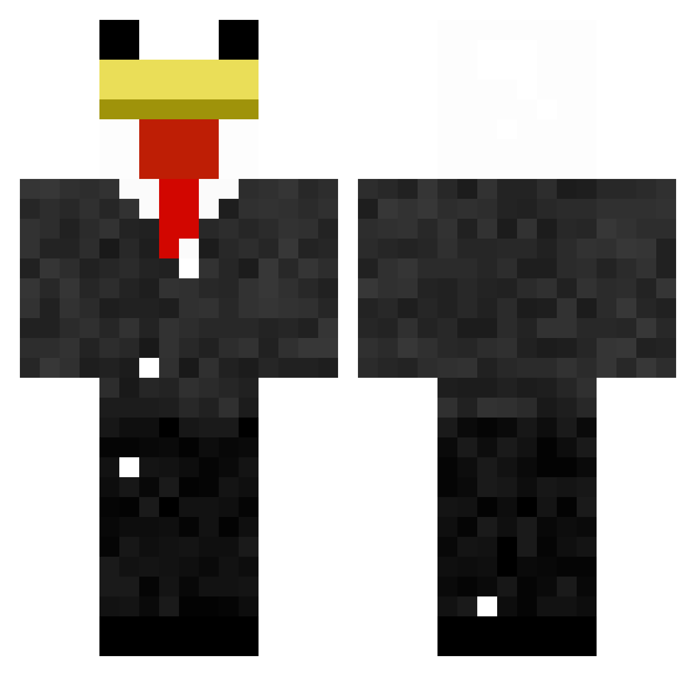 Logiebear_23 Minecraft skin, front and back view