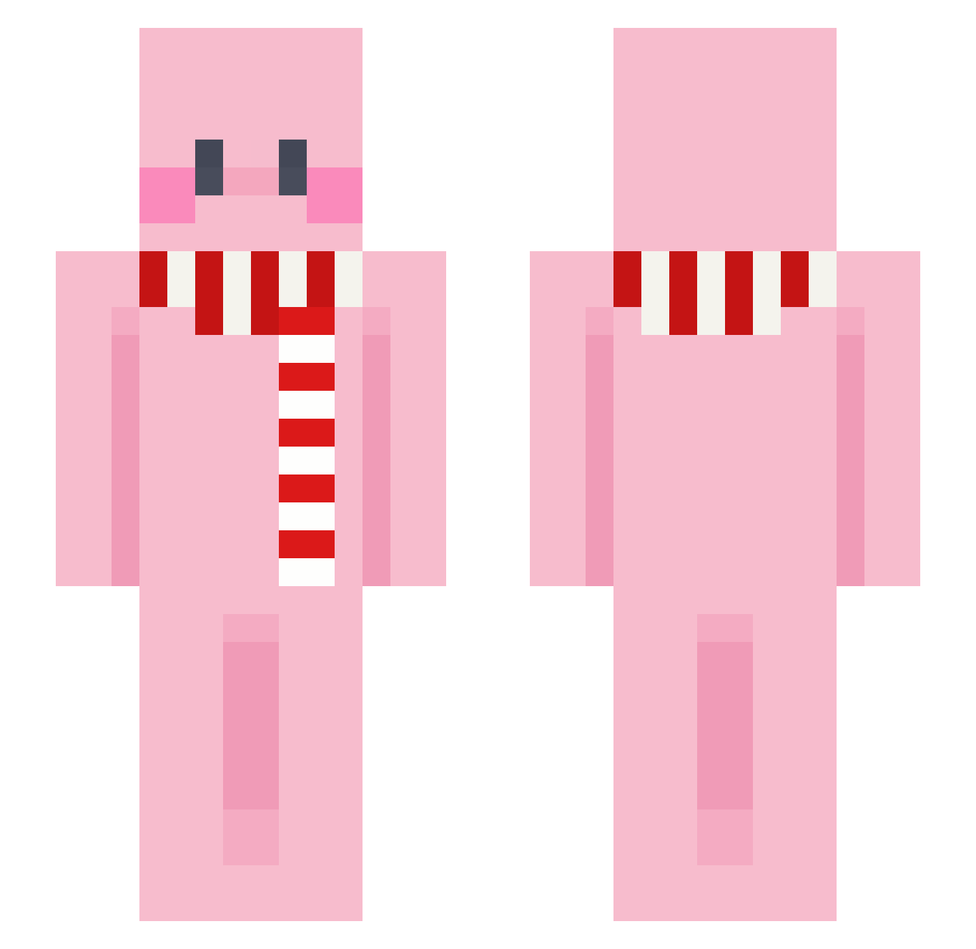 Itz_mr_1 Minecraft skin, front and back view