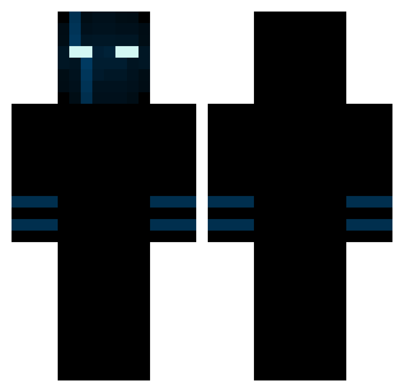 ruDEADASSmyguy Minecraft skin, front and back view