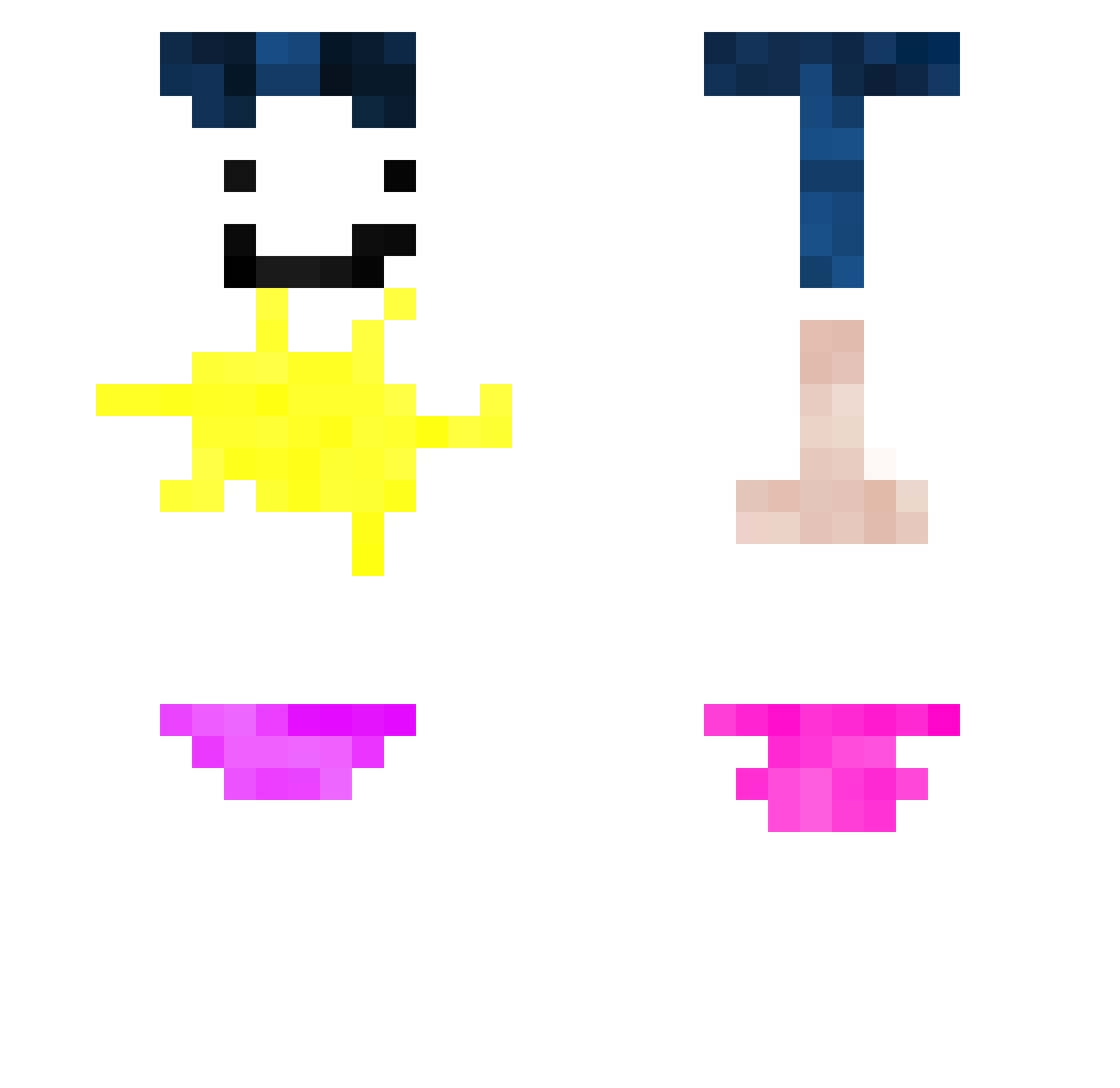 JaxTellerSAMCRO Minecraft skin, front and back view