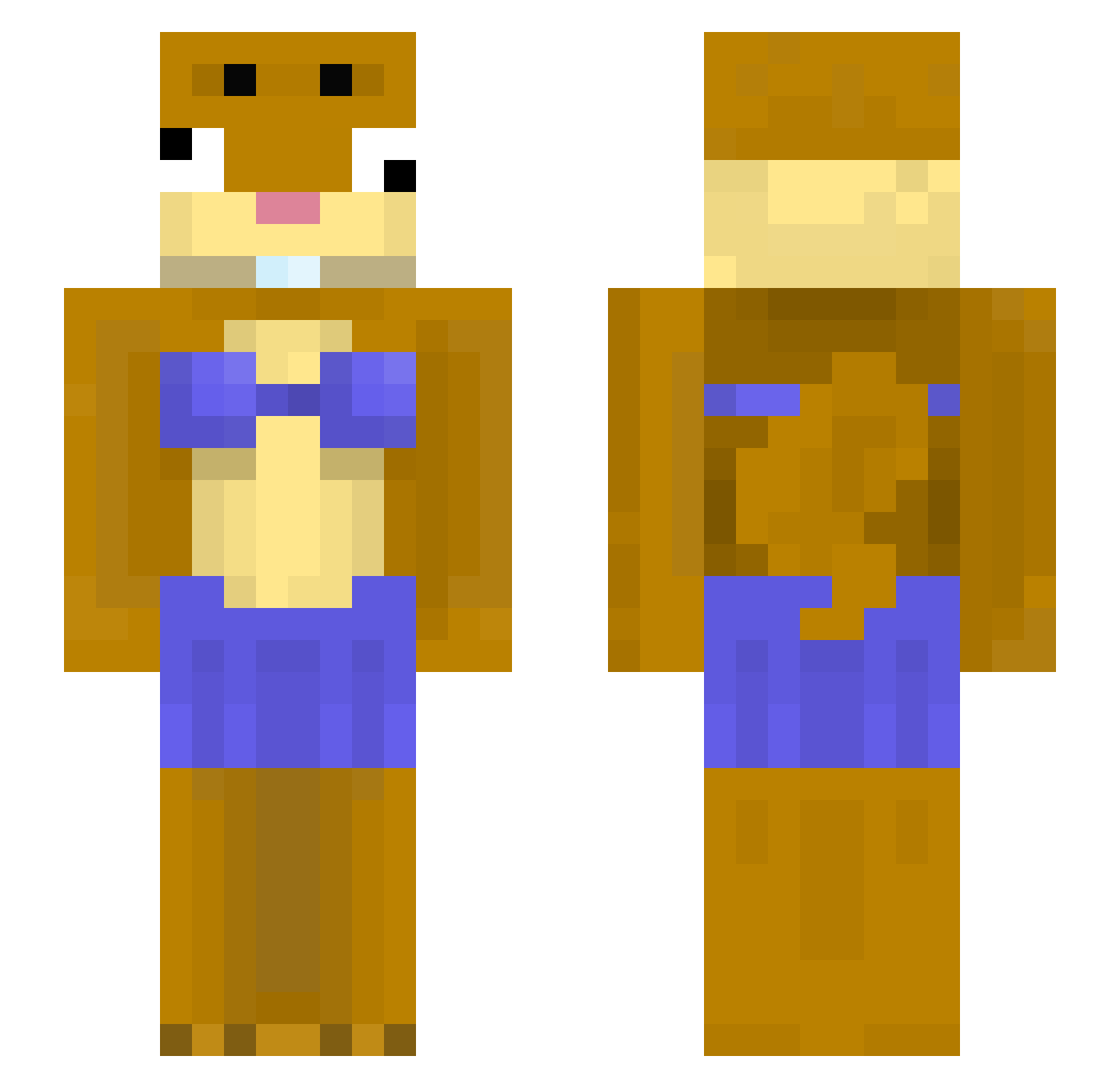 scobini_libby Minecraft skin, front and back view