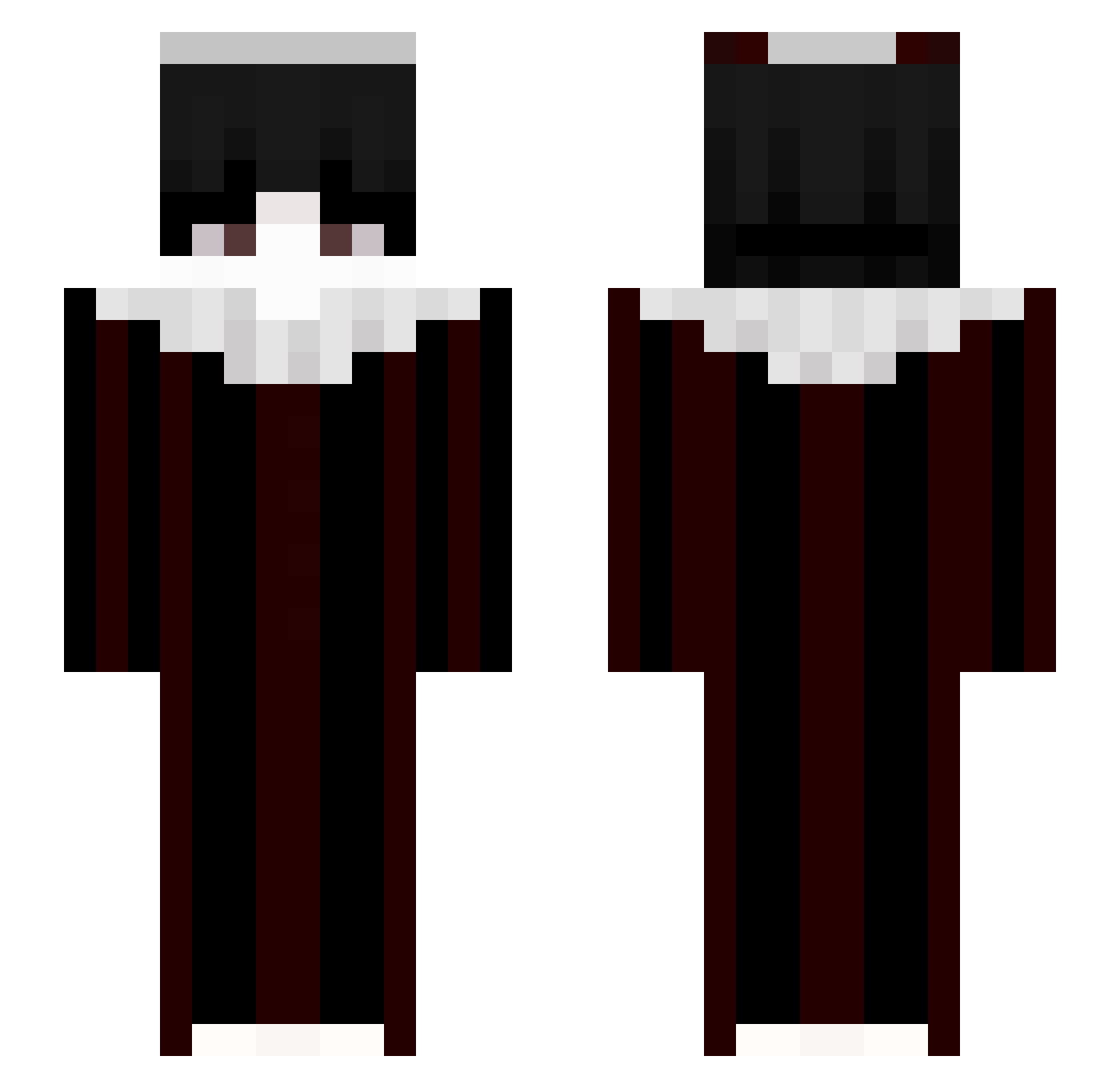 Esquizofrenico23 Minecraft skin, front and back view
