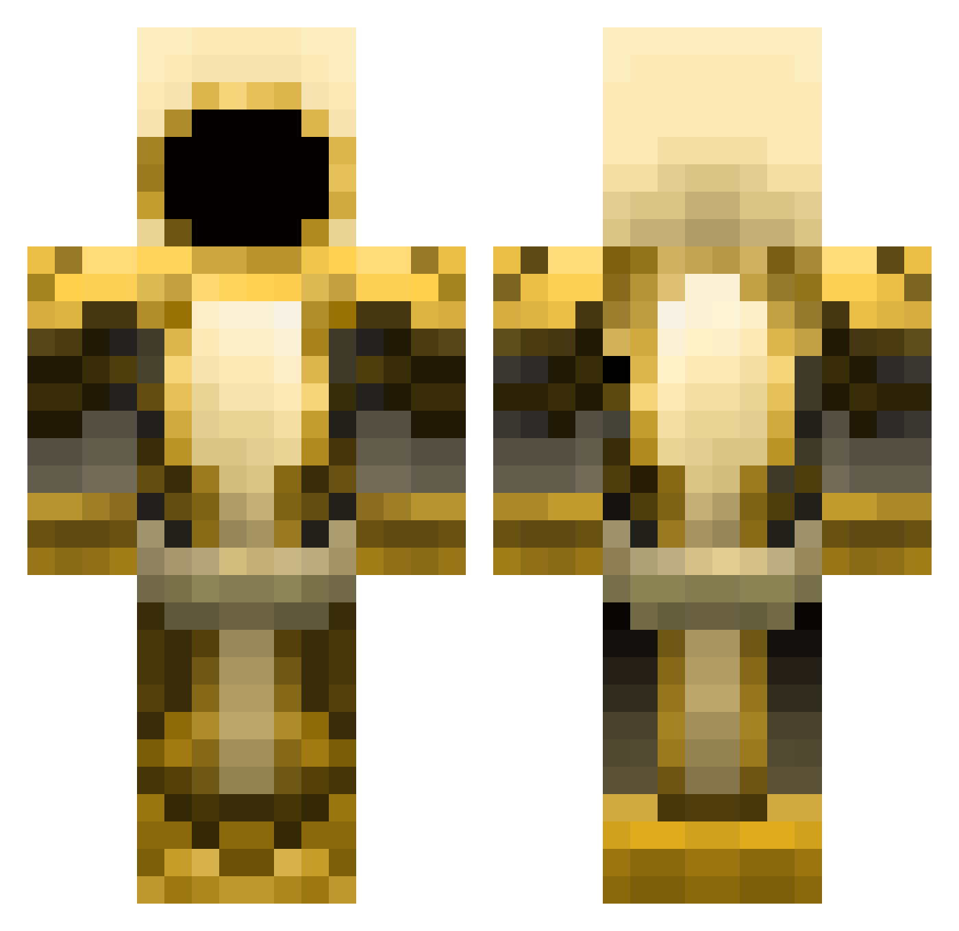 M4r3tyu Minecraft skin, front and back view