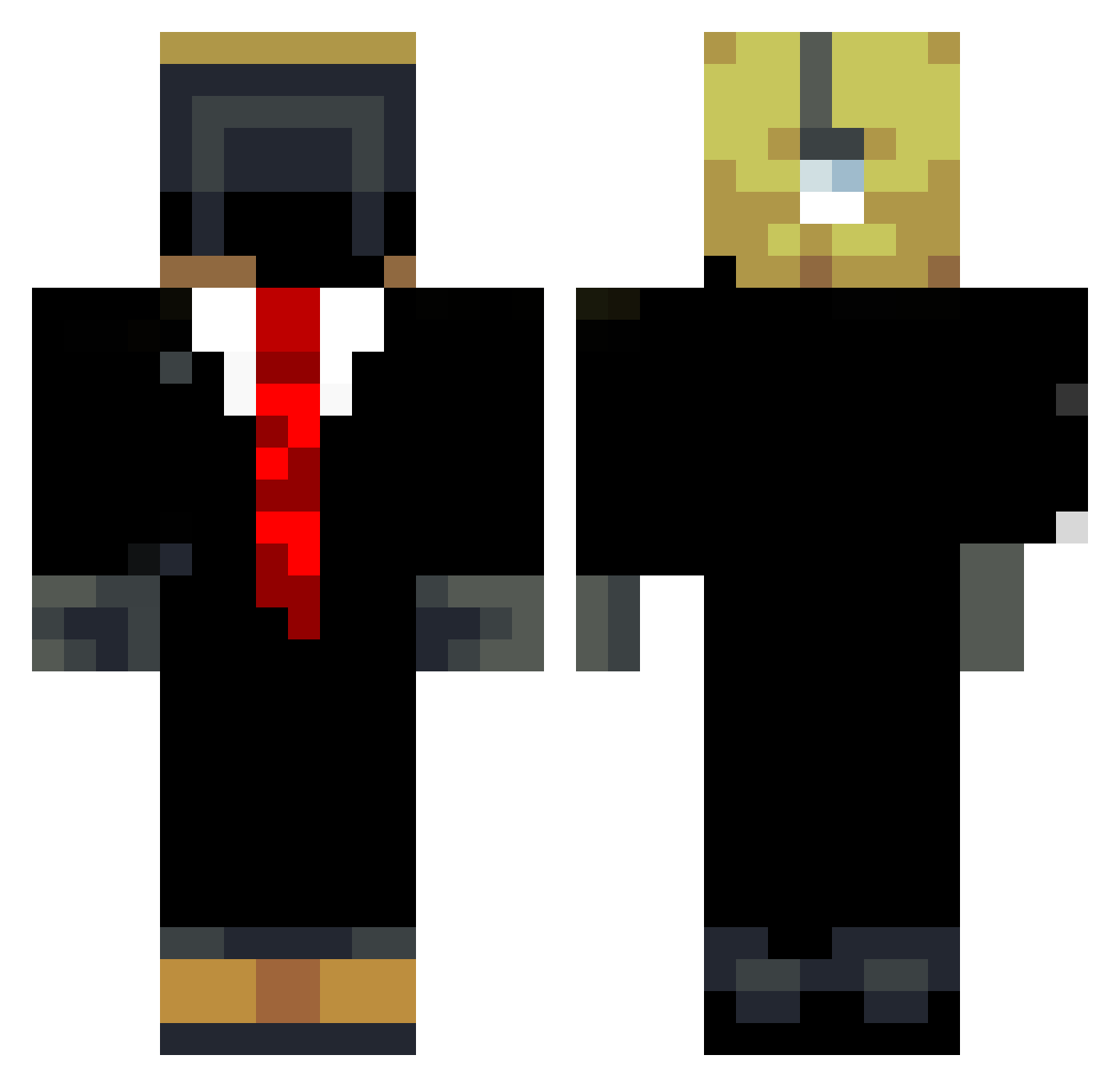 NAO86_cool Minecraft skin, front and back view