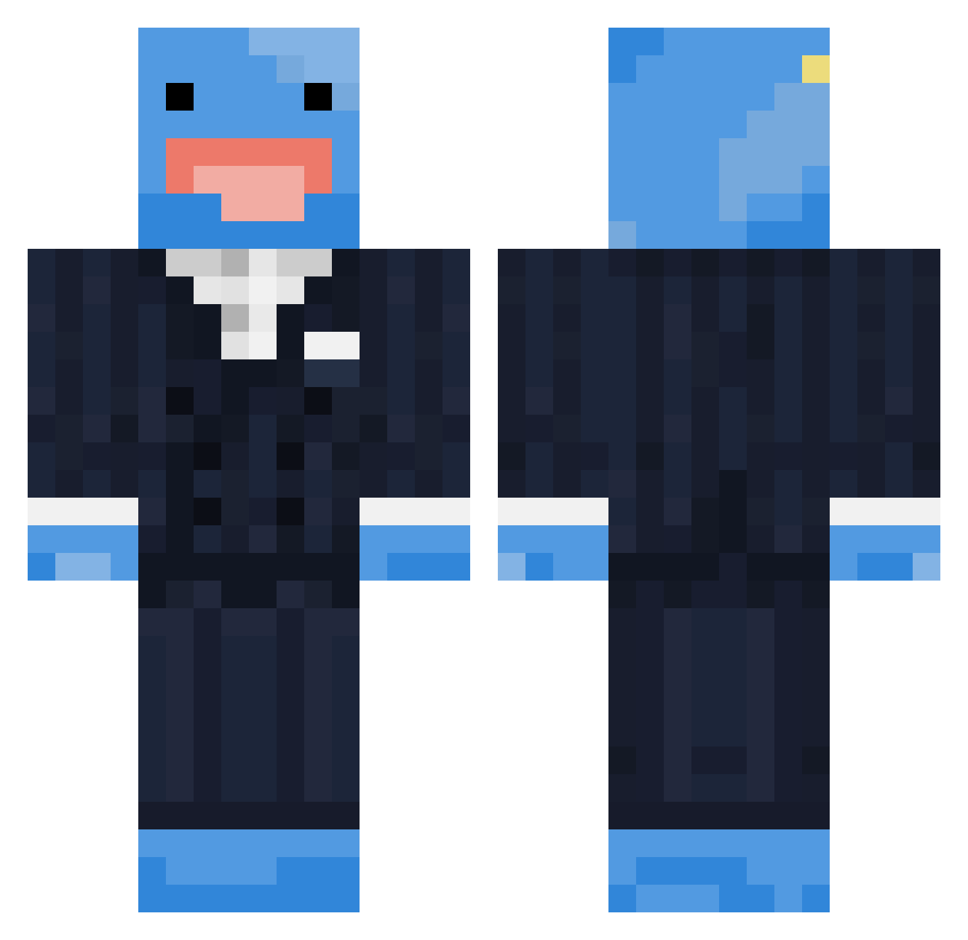 tim_dvr Minecraft skin, front and back view