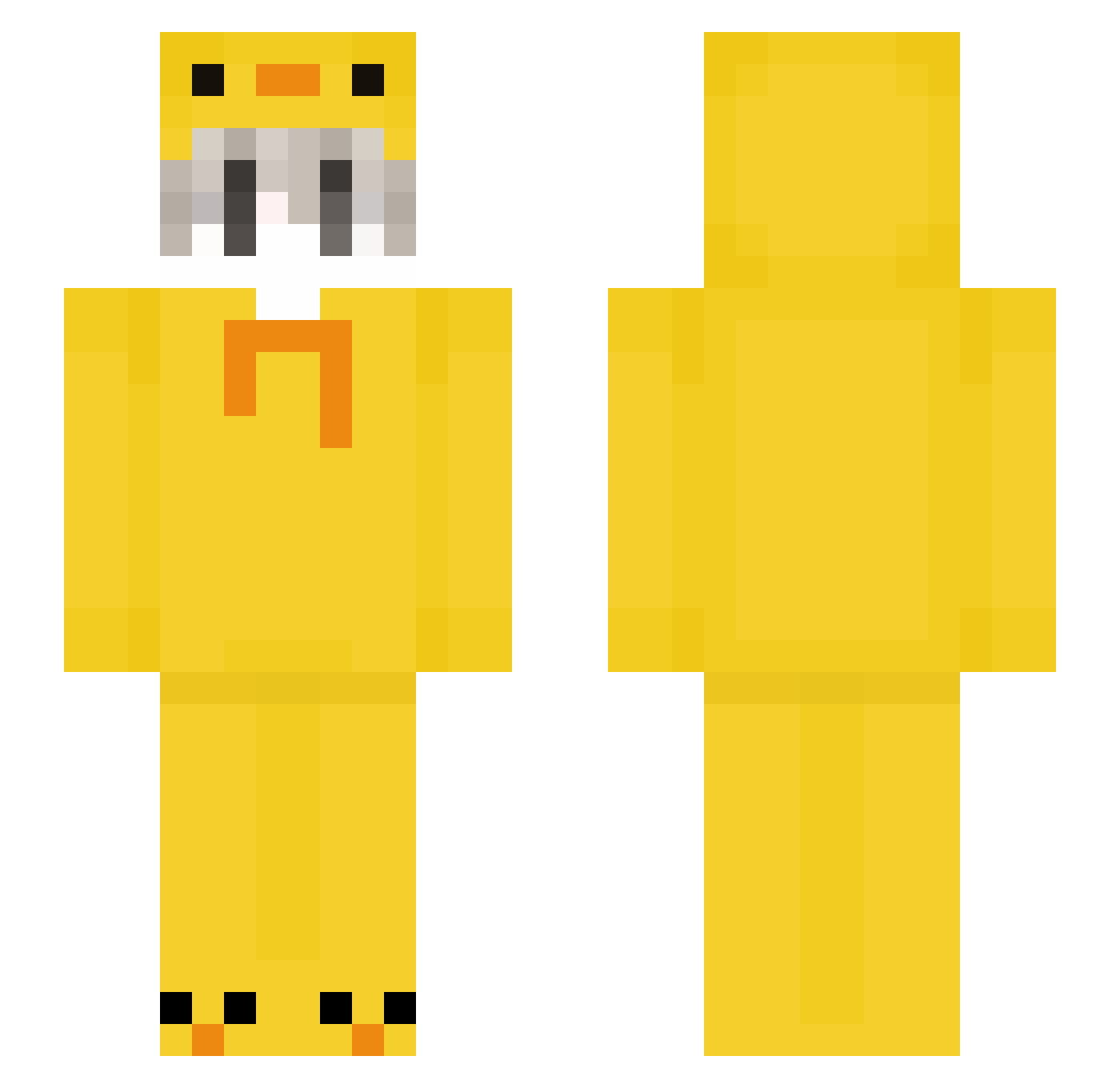 MrK4tsu Minecraft skin, front and back view