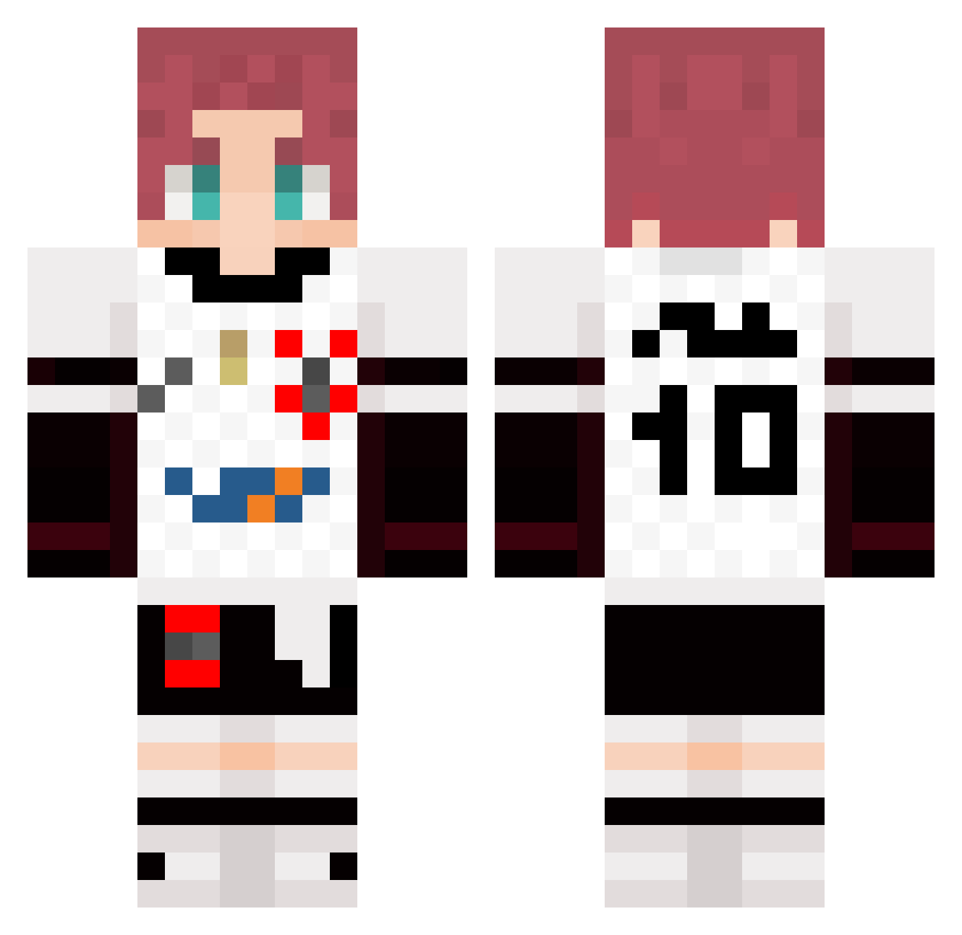 juninreidelas57 Minecraft skin, front and back view
