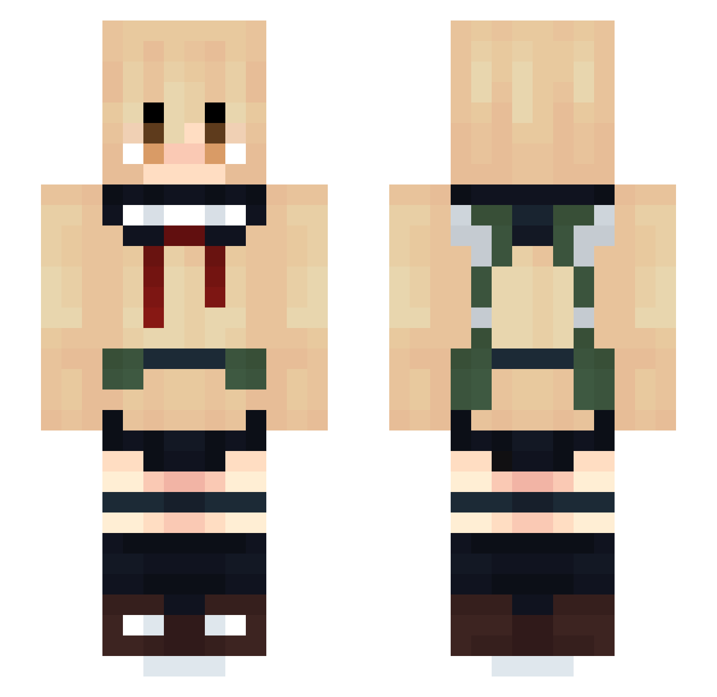 ByPro88 Minecraft skin, front and back view