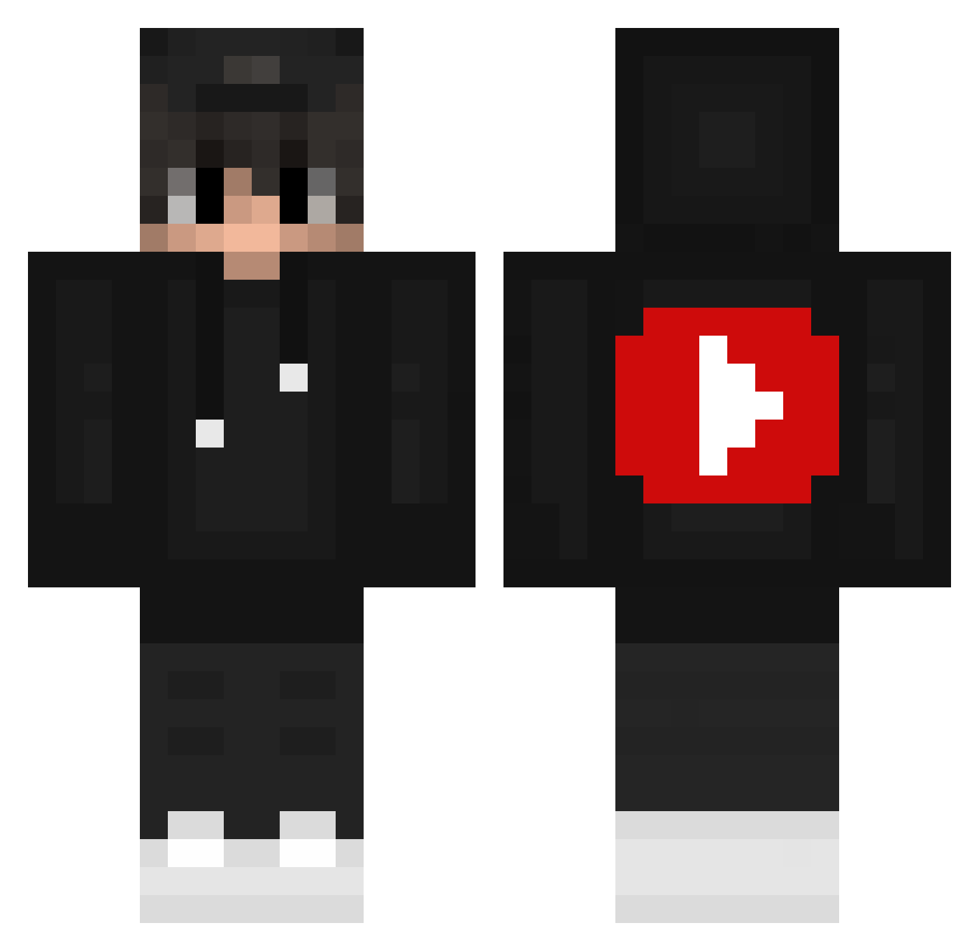 haleyminecraft97 Minecraft skin, front and back view