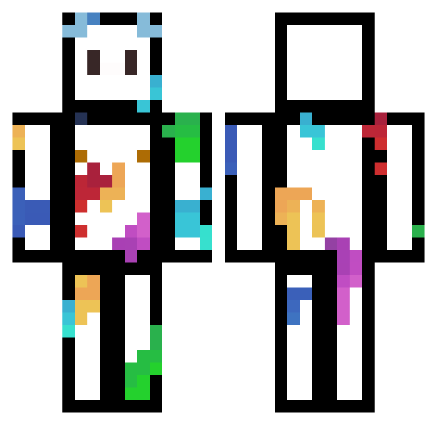 malyar_ Minecraft skin, front and back view