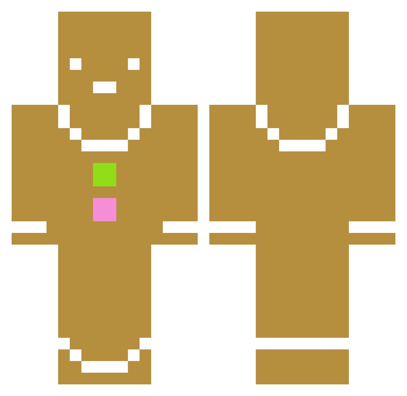 Prodigy_1248 Minecraft skin, front and back view