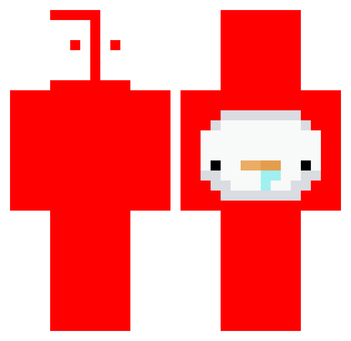 zc_zc_zc Minecraft skin, front and back view