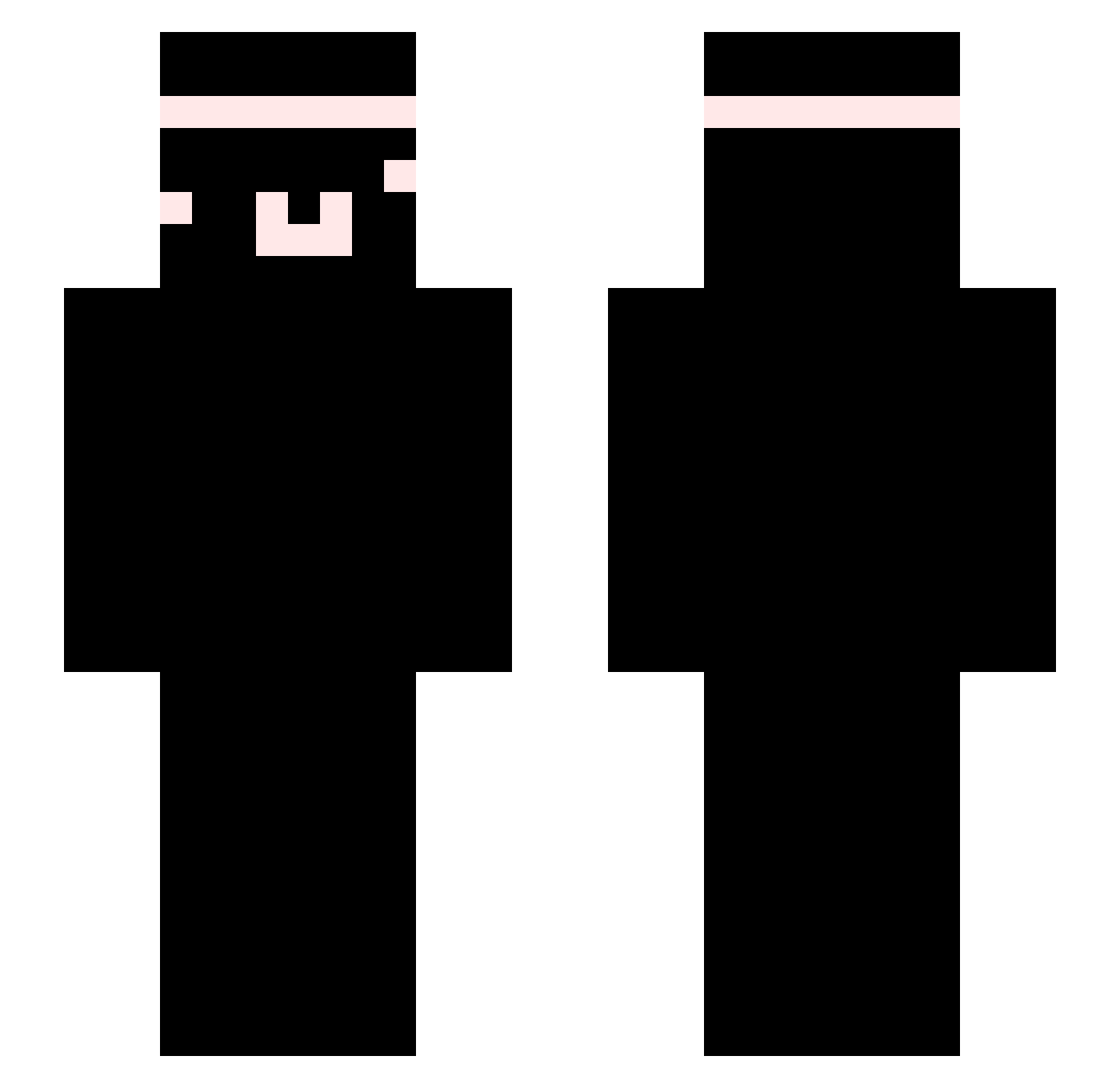 yoyoman0102 Minecraft skin, front and back view