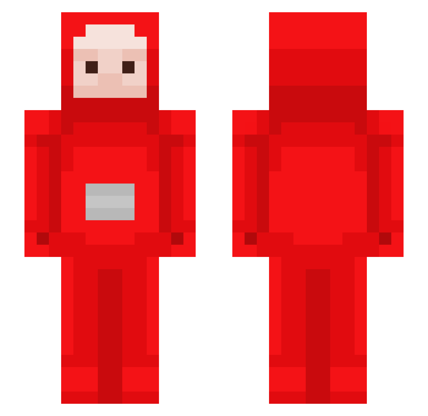 DAVIDMAKER3000 Minecraft skin, front and back view