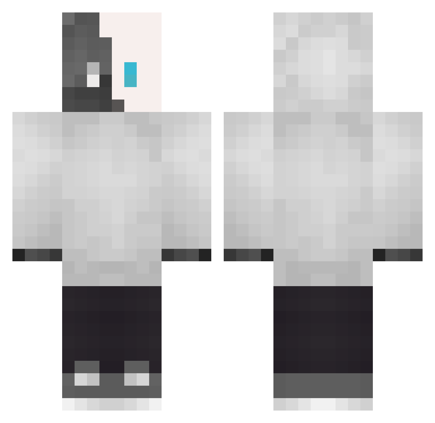 OTalDoPrepp Minecraft skin, front and back view