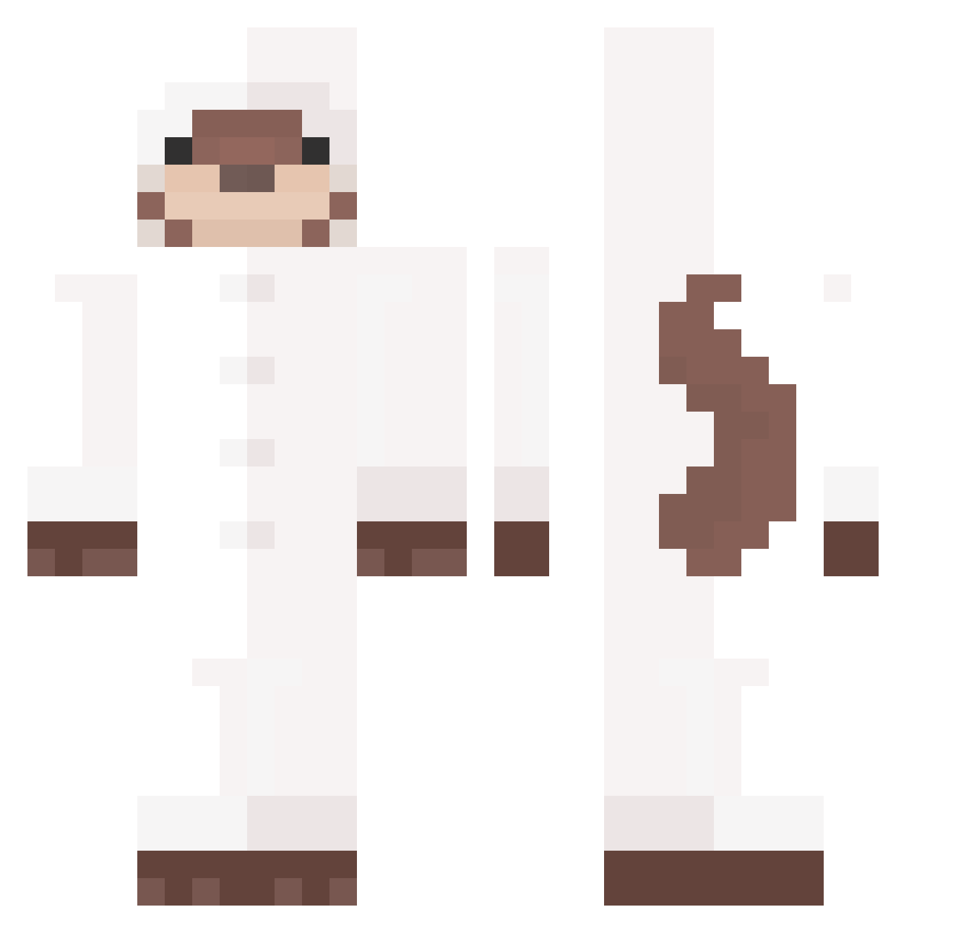 sidheh1111 Minecraft skin, front and back view