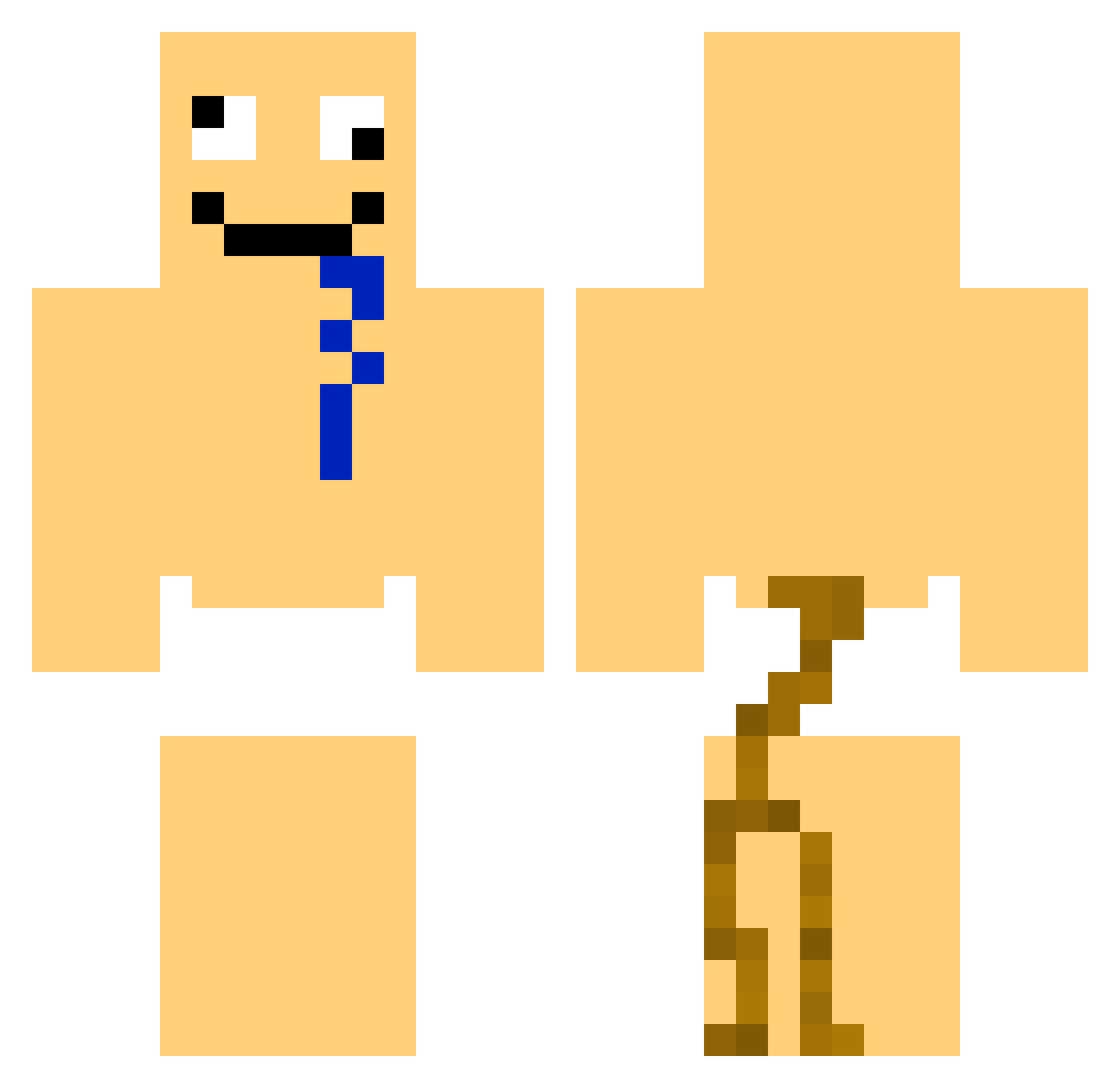 Griffioentjuh Minecraft skin, front and back view