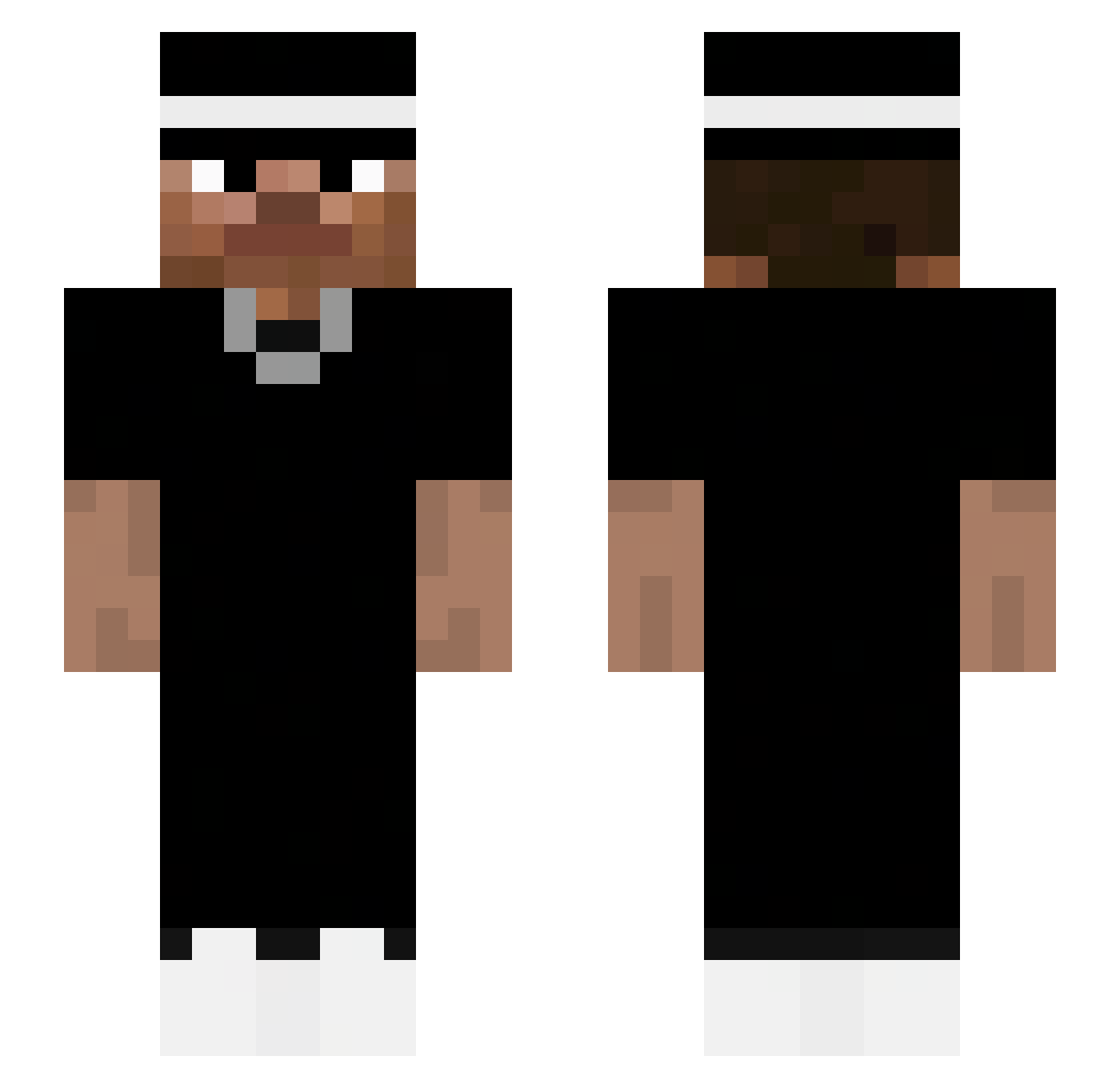 bigboyamron Minecraft skin, front and back view
