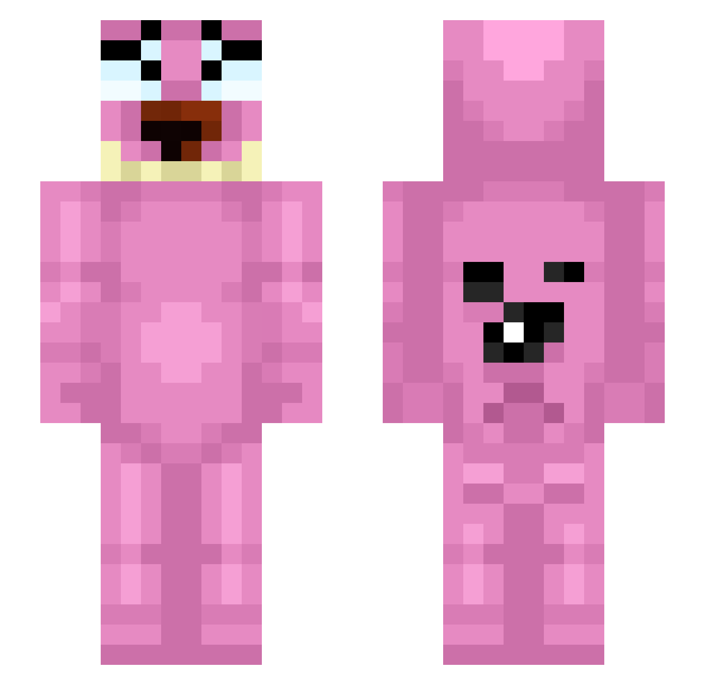 Rimberlick_ Minecraft skin, front and back view
