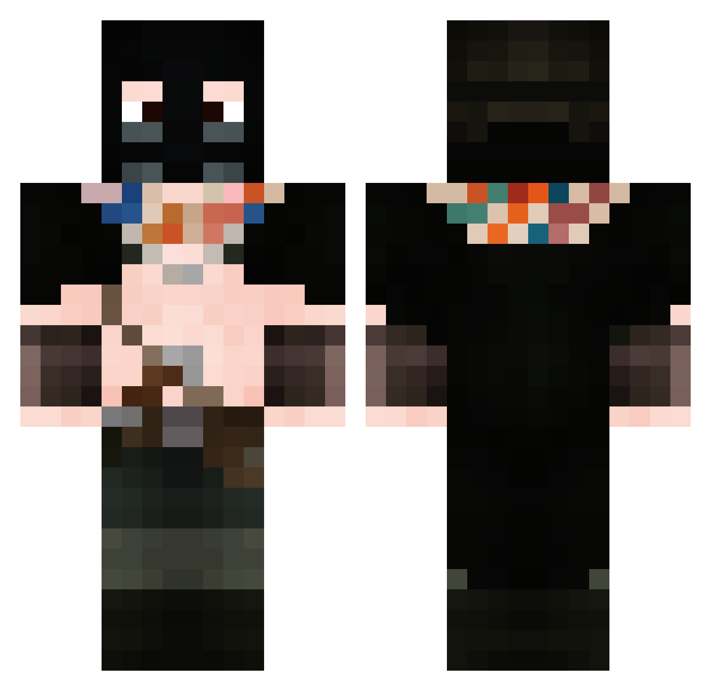 oak__grove Minecraft skin, front and back view