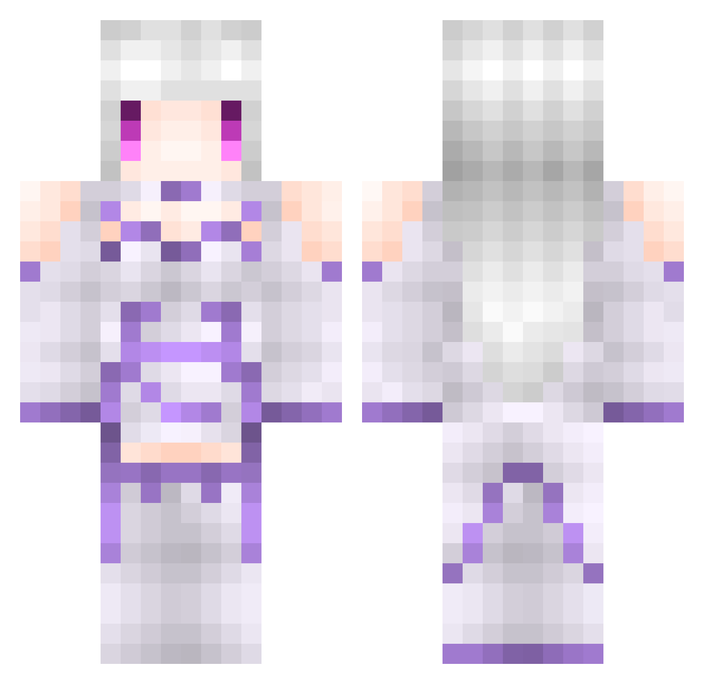 caomeng666 Minecraft skin, front and back view