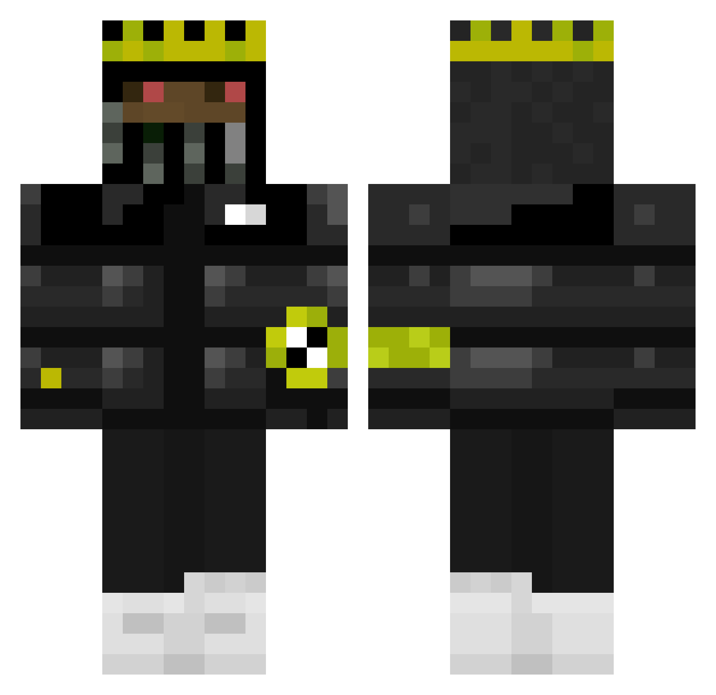 Canon_99 Minecraft skin, front and back view