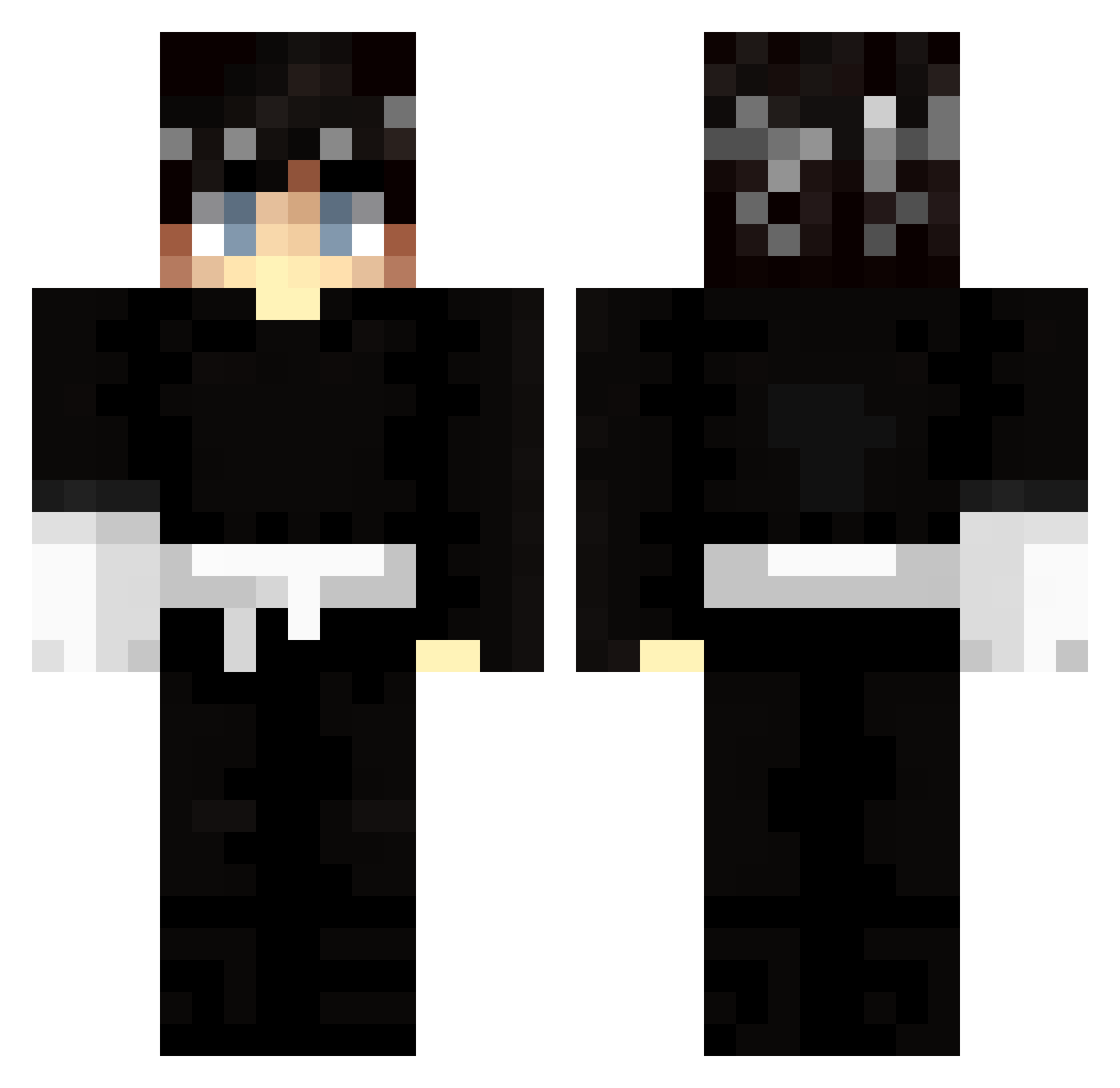 R1CHI_ Minecraft skin, front and back view