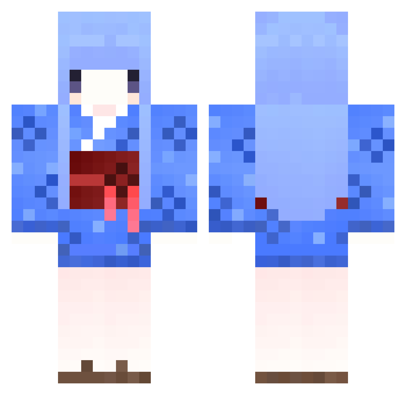 t94_OwO_87w Minecraft skin, front and back view