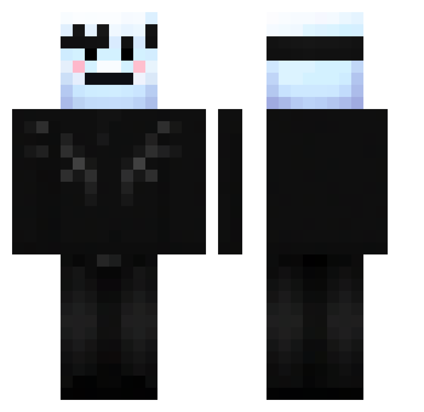 cold_drip Minecraft skin, front and back view
