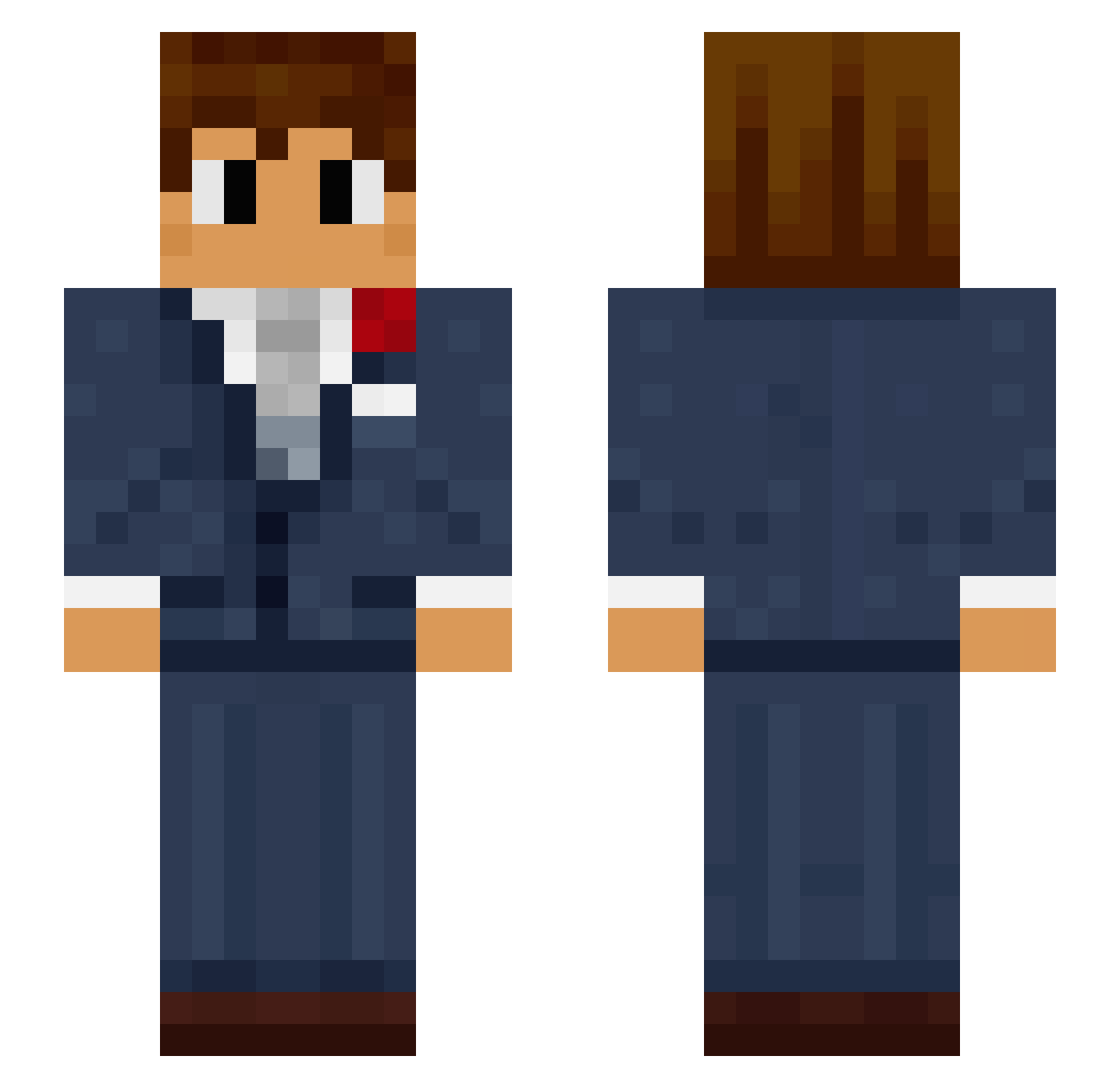 Lemon_Twiist Minecraft skin, front and back view
