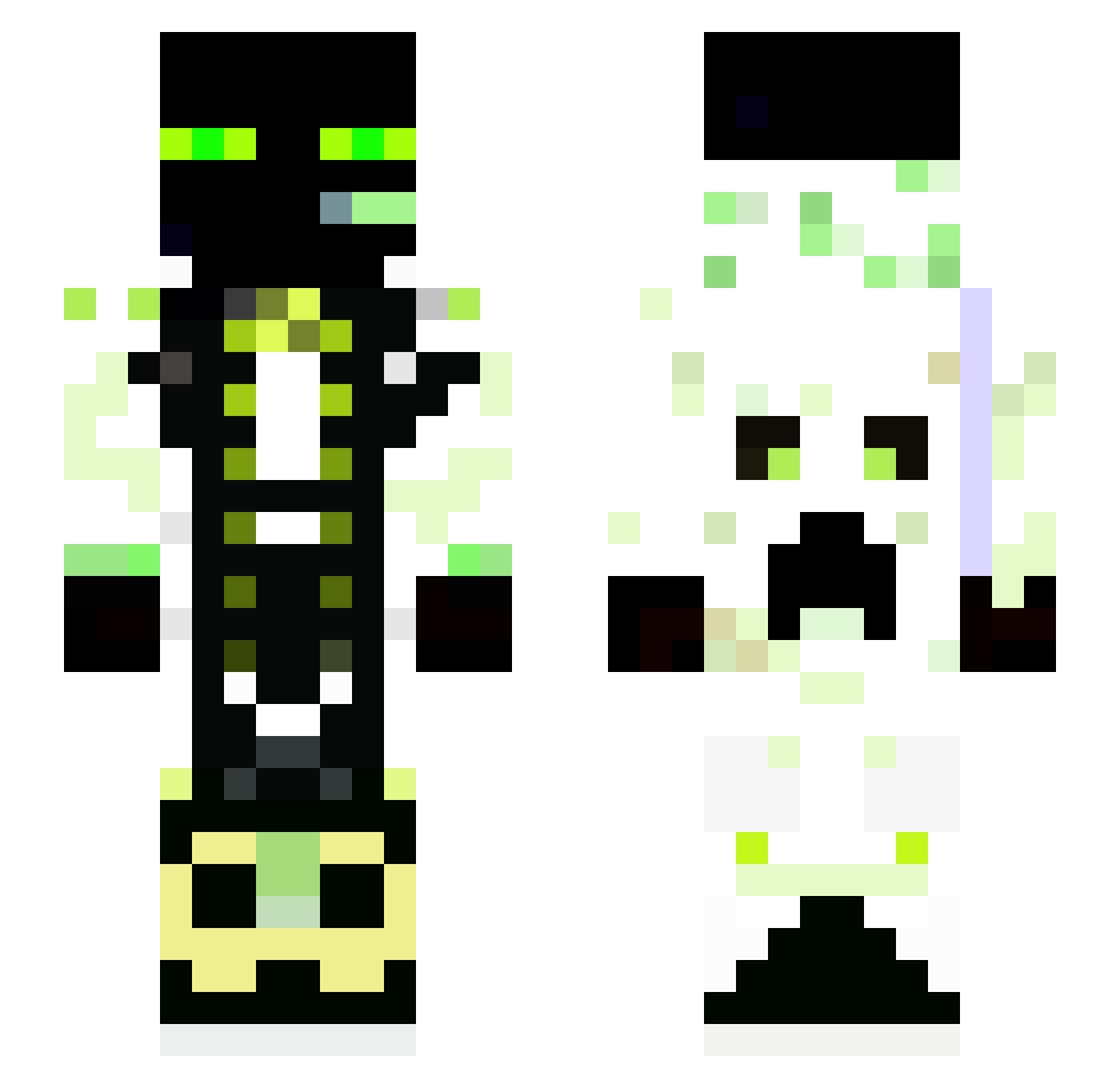 MASTERCRAFT456 Minecraft skin, front and back view