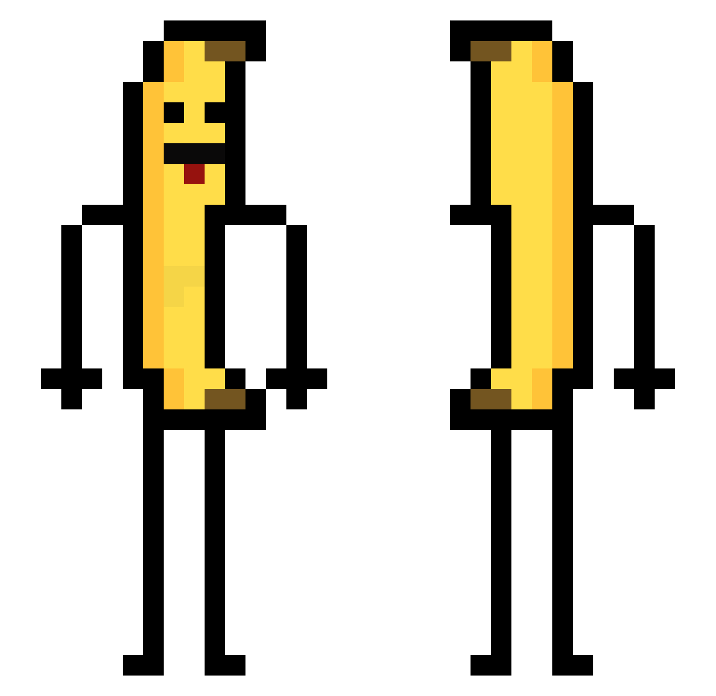 Eirpen Minecraft skin, front and back view