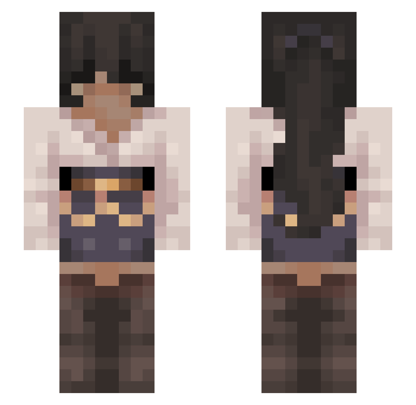 nekmit_ Minecraft skin, front and back view